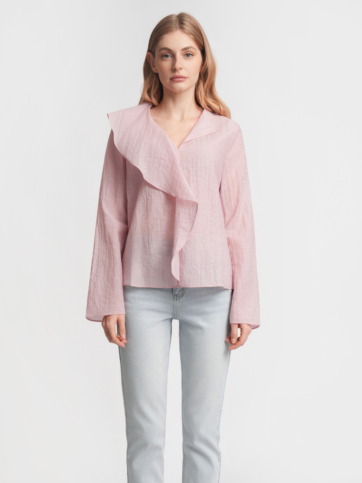 Блузка с воланами