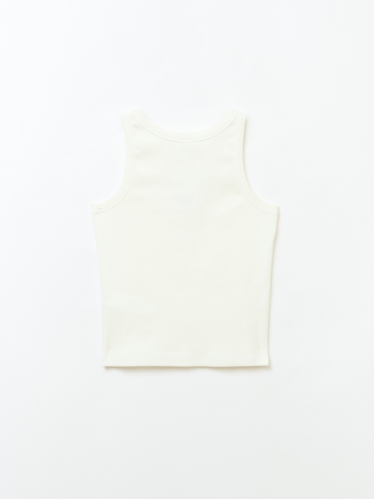 Майка-топ из хлопка без рукавов