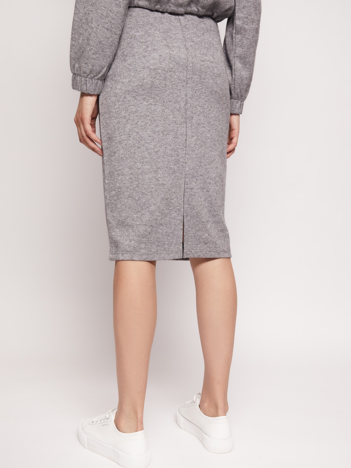 Трикотажная юбка-карандаш