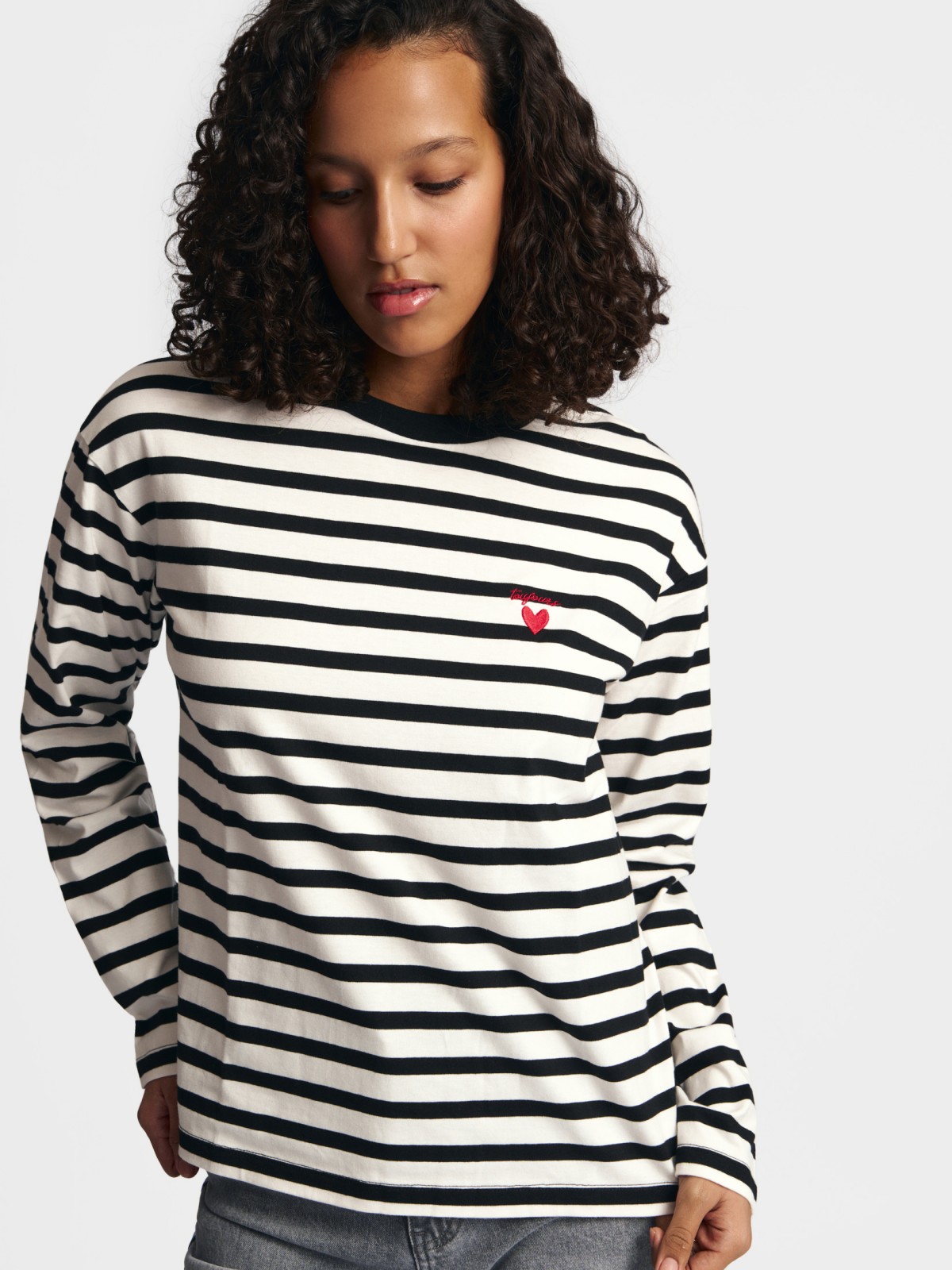 Лонгслив-тельняшка в полоску из хлопка