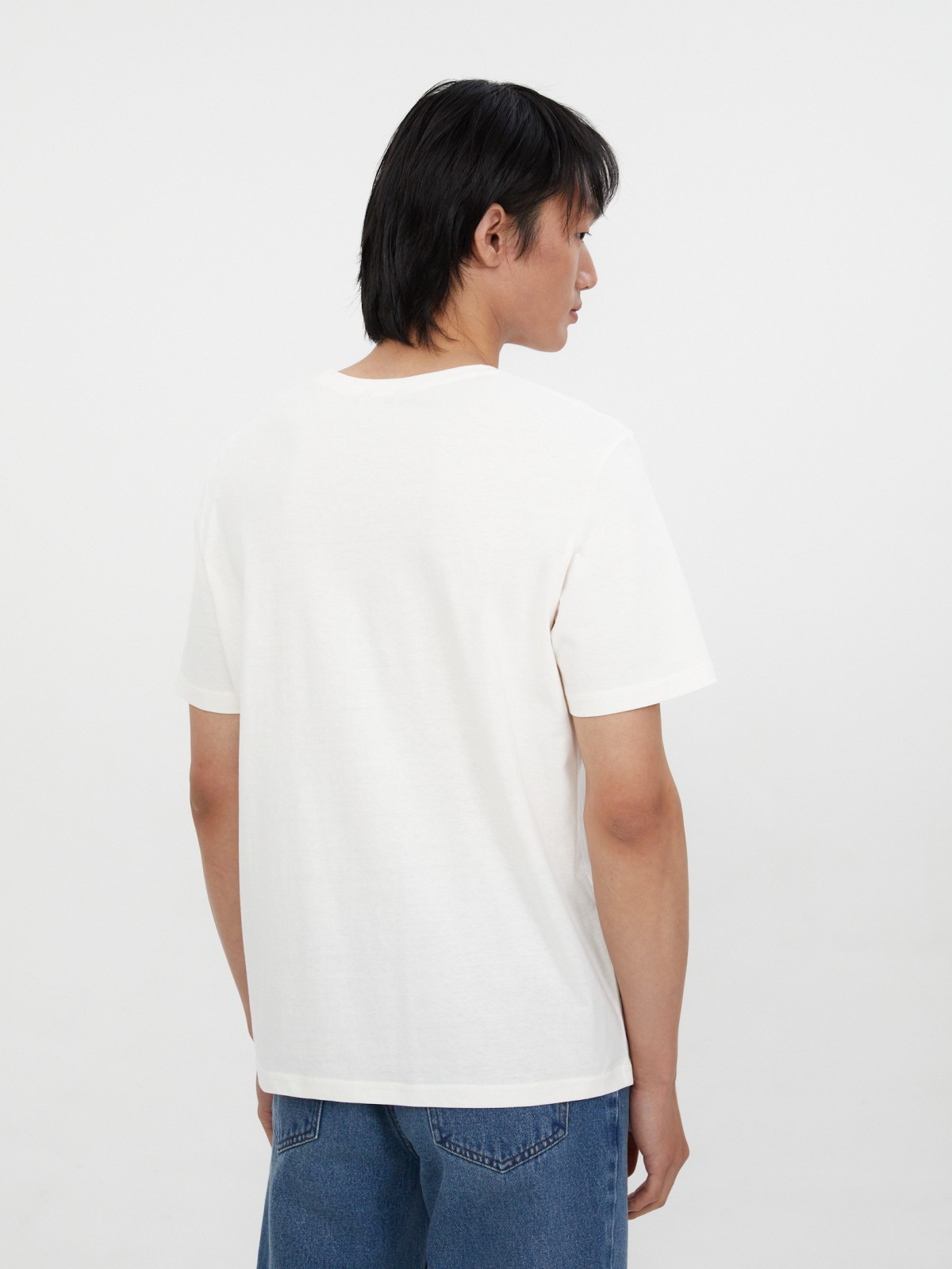 Футболка из хлопка с принтом