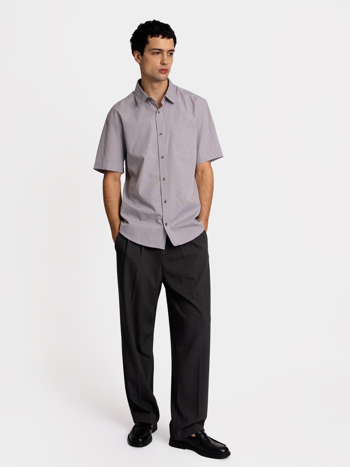 Рубашка с  короткими рукавами