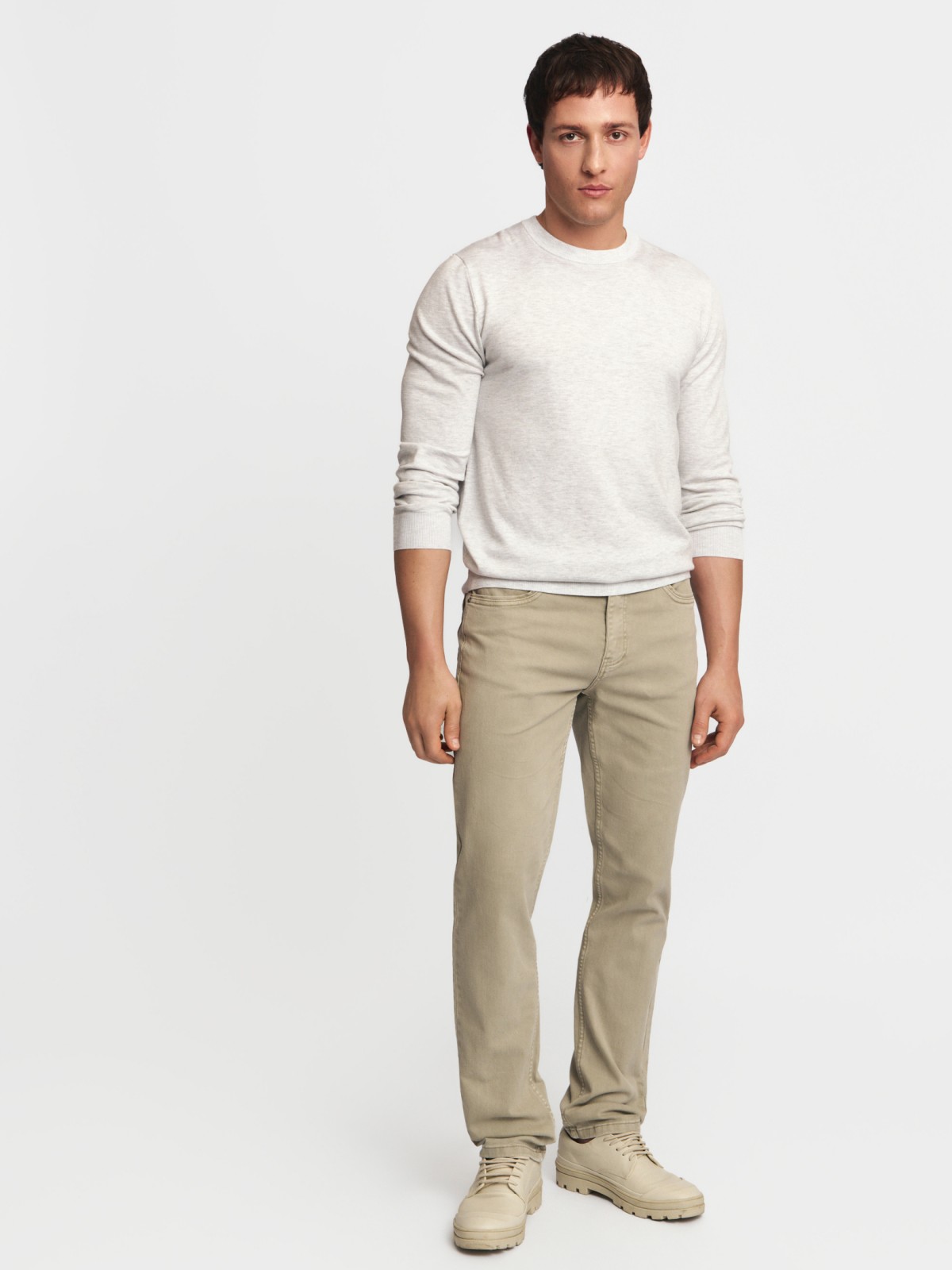 Джинсы фасона Tapered из хлопка