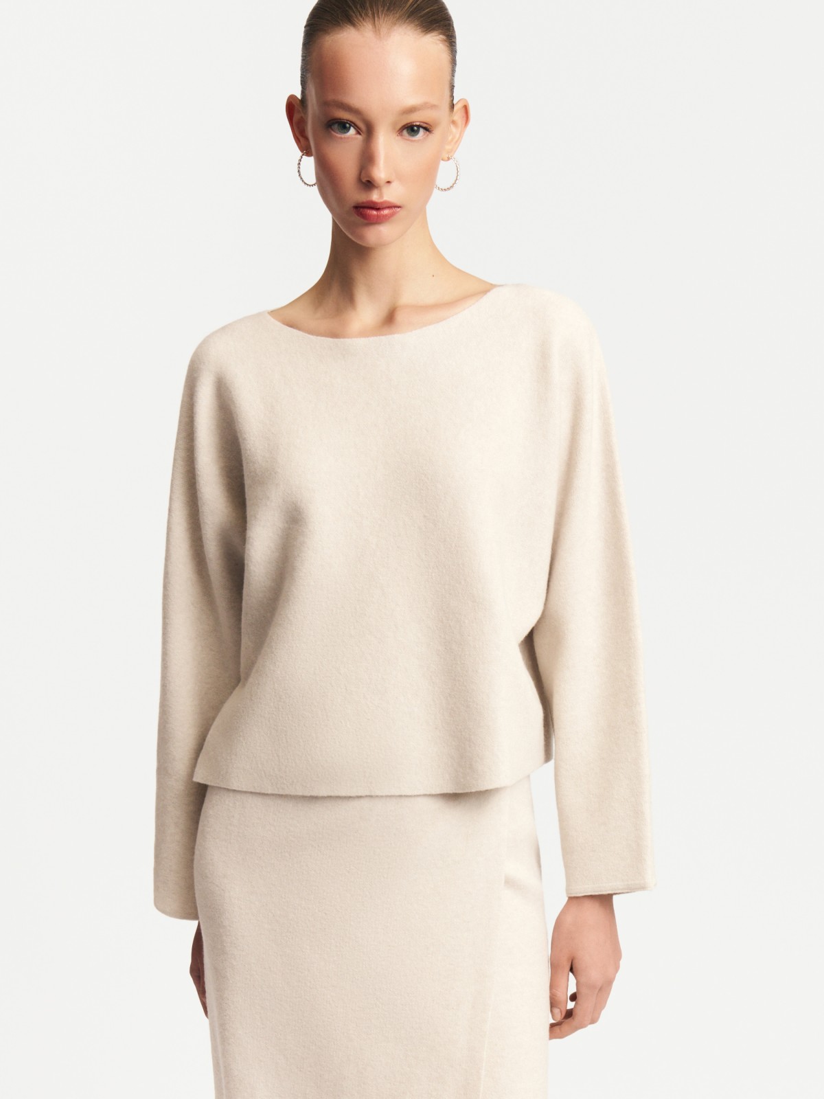 Вязаный джемпер с шерстью