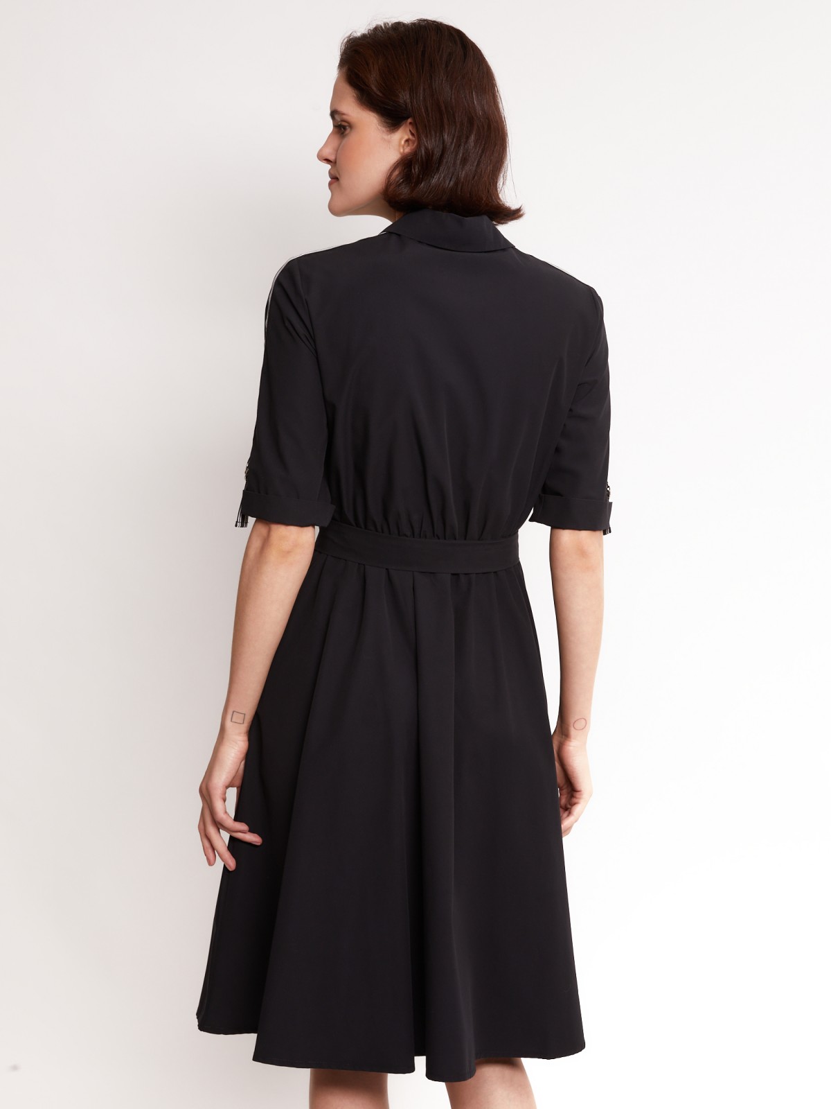 Платье zolla 221218291293, цвет черный, размер S - фото 5