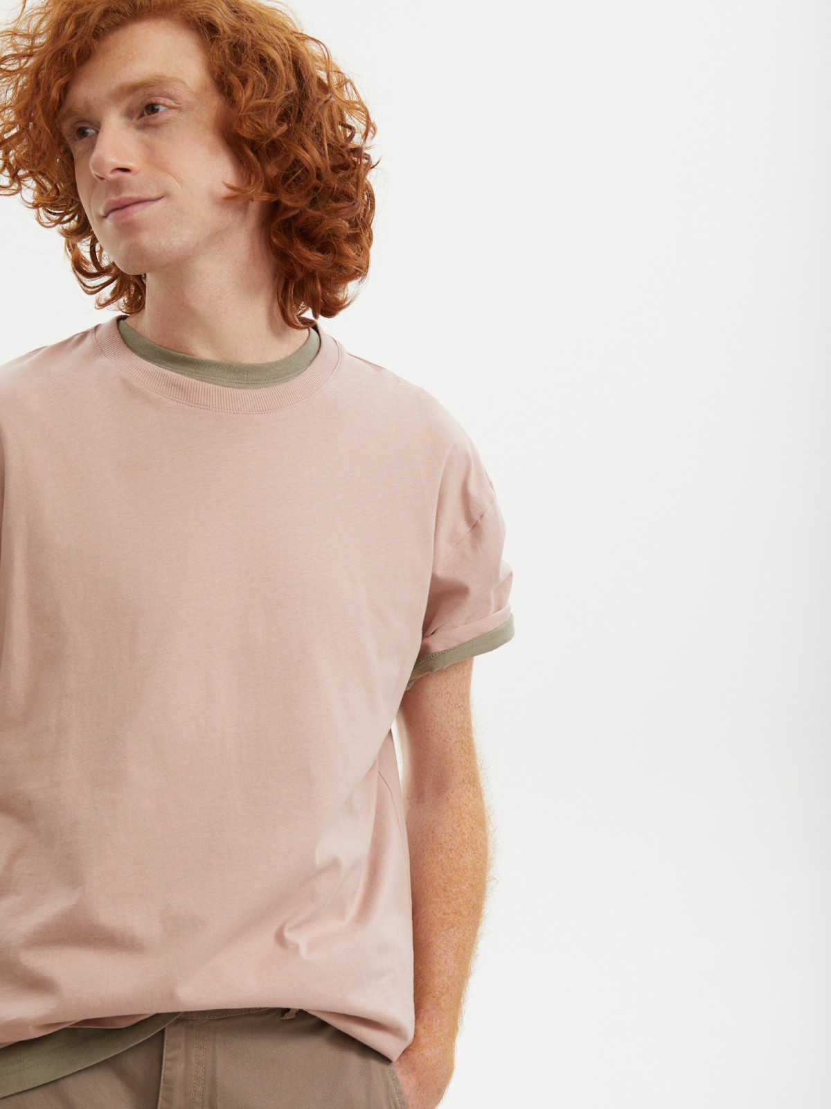 Футболка из хлопка с коротким рукавом