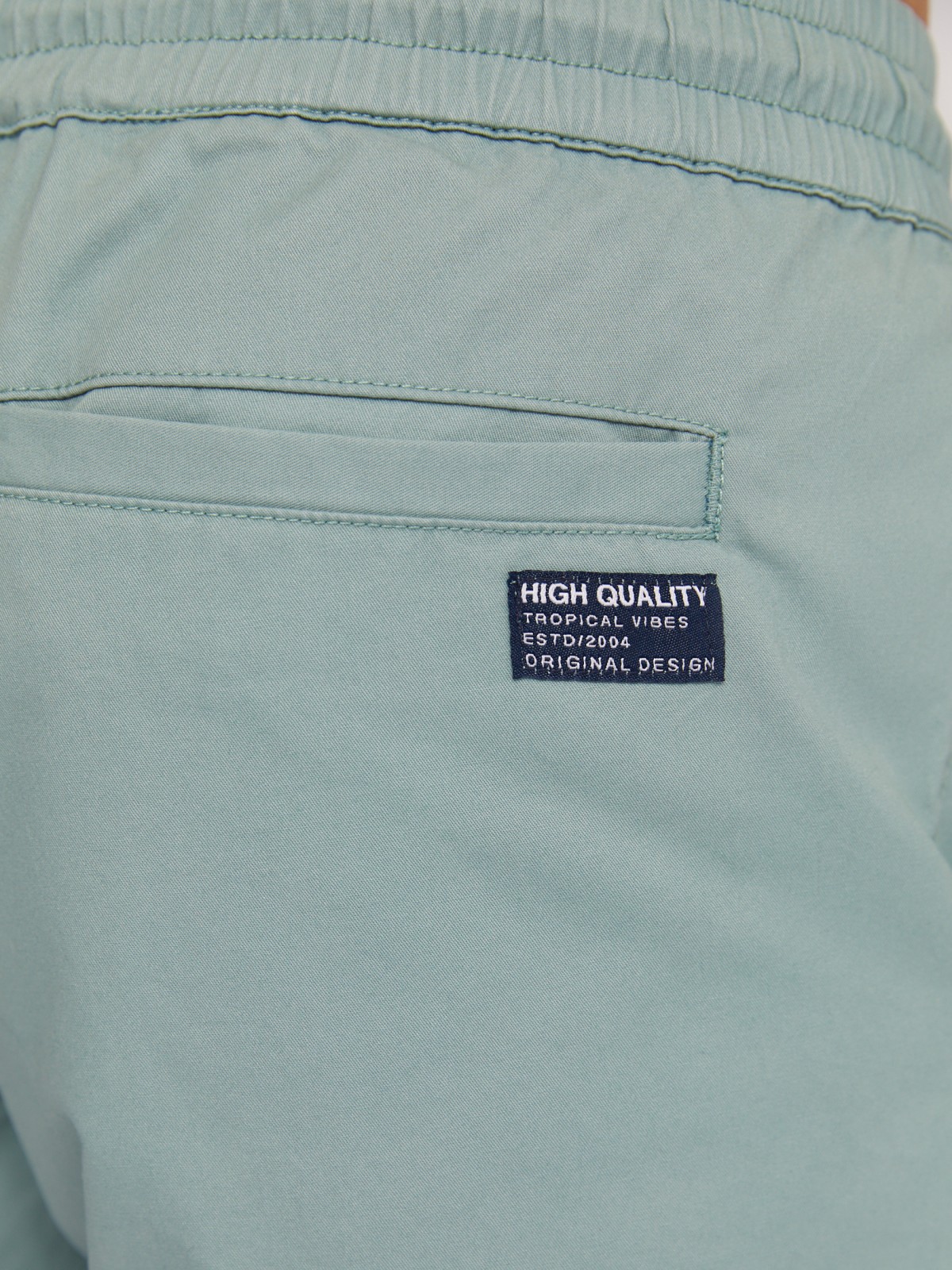 Удлинённые шорты на резинке из хлопка