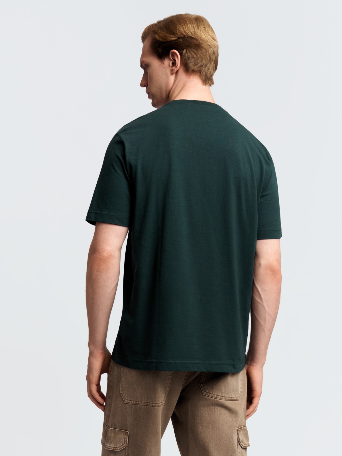 Футболка из хлопка с принтом