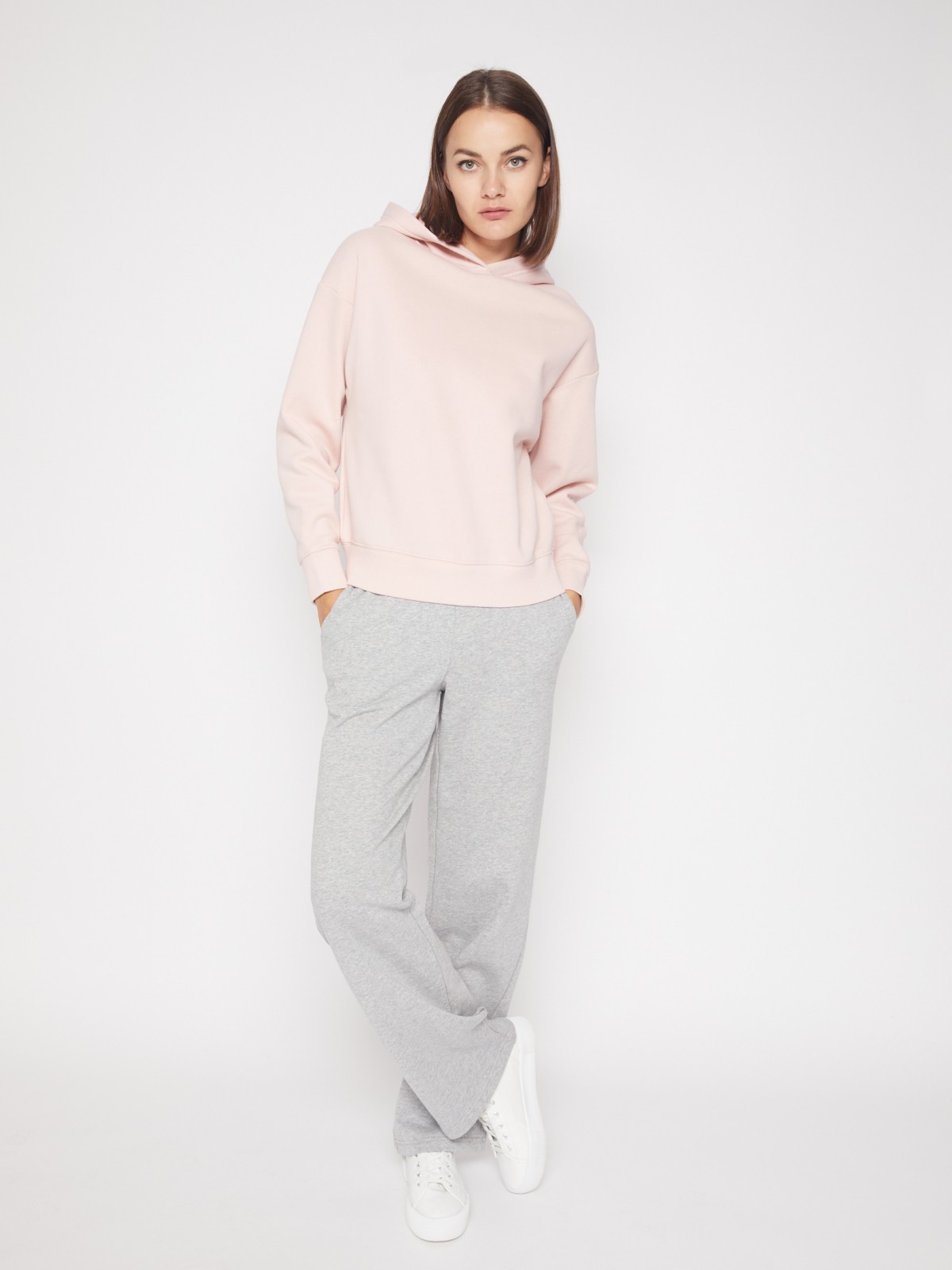 Короткое худи с капюшоном