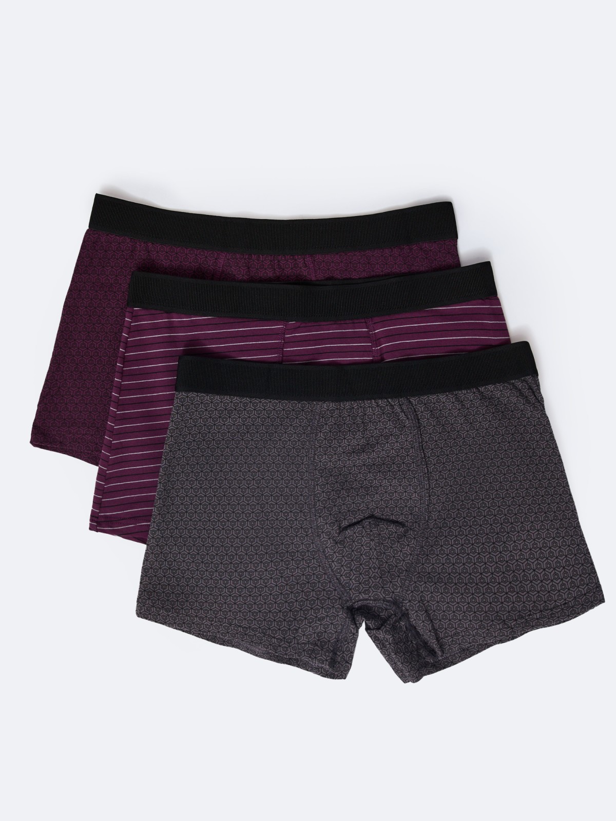 Набор трусов с узором (3 шт. в комплекте)