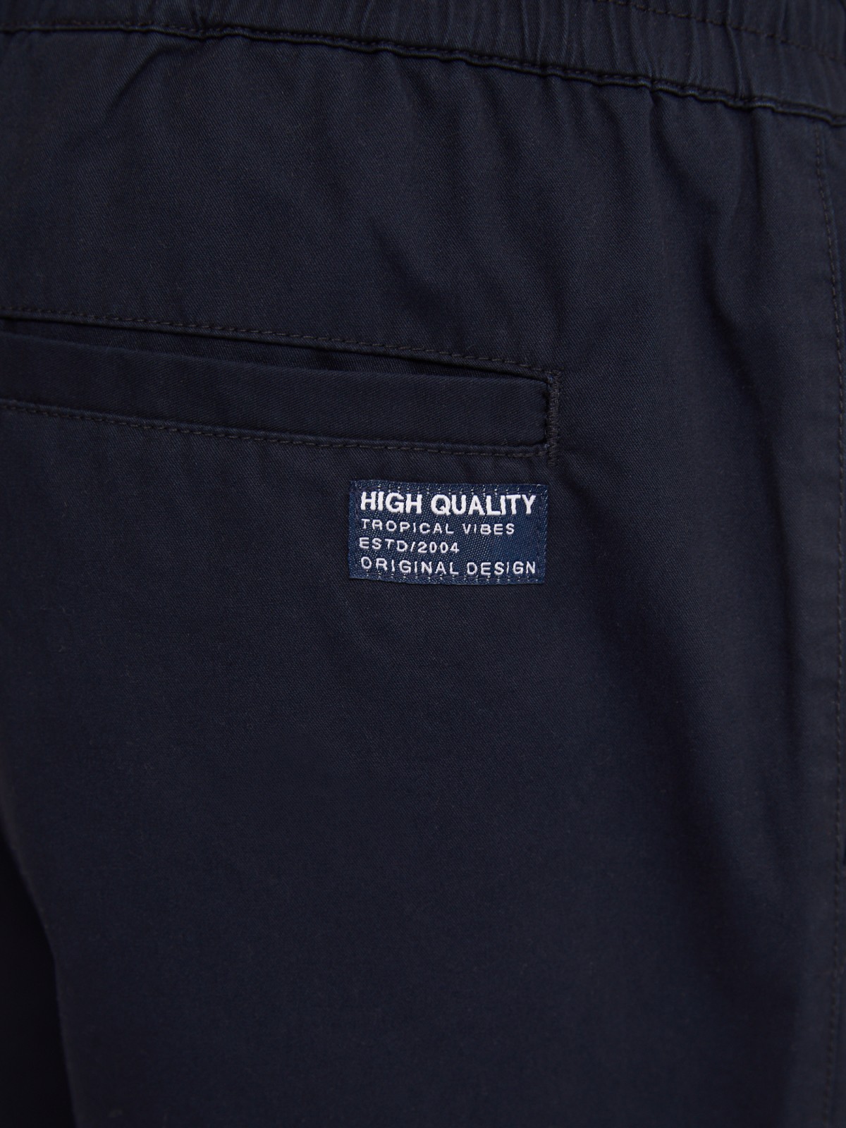 Удлинённые шорты на резинке из хлопка