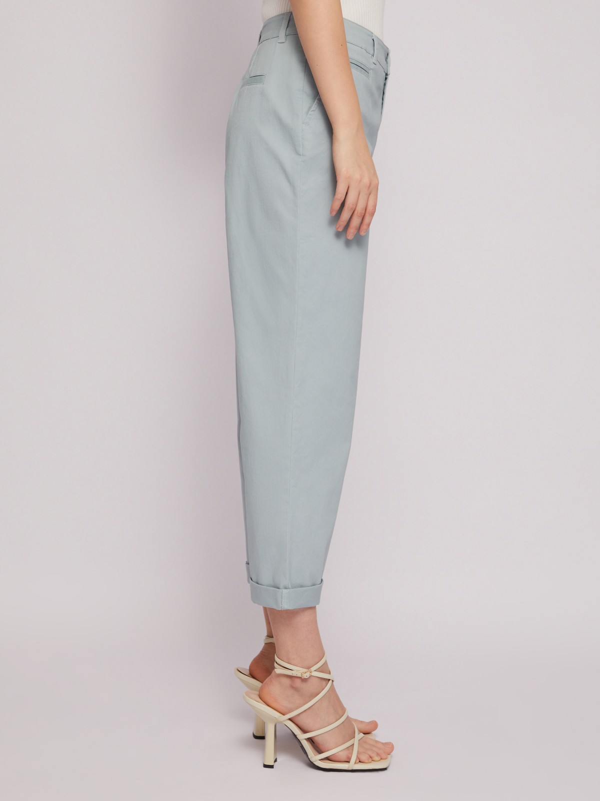 Брюки-чиносы из хлопка со стрелками