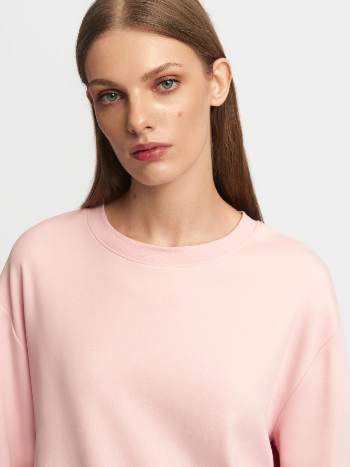 Трикотажный лонгслив из хлопка