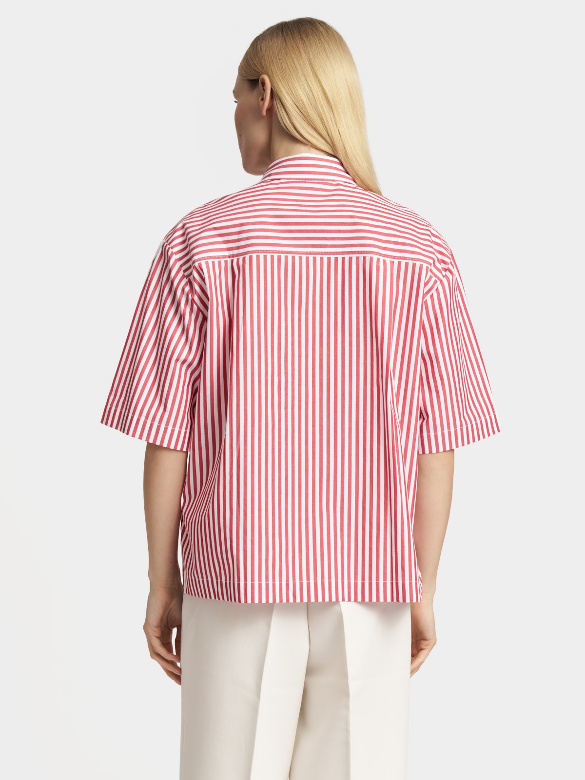 Рубашка из хлопка с коротким рукавом