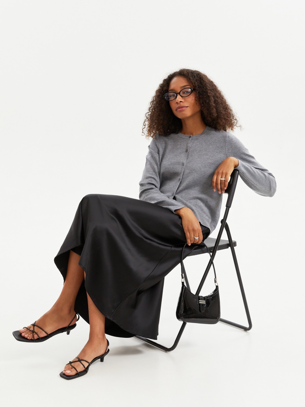 Трикотажный кардиган на пуговицах