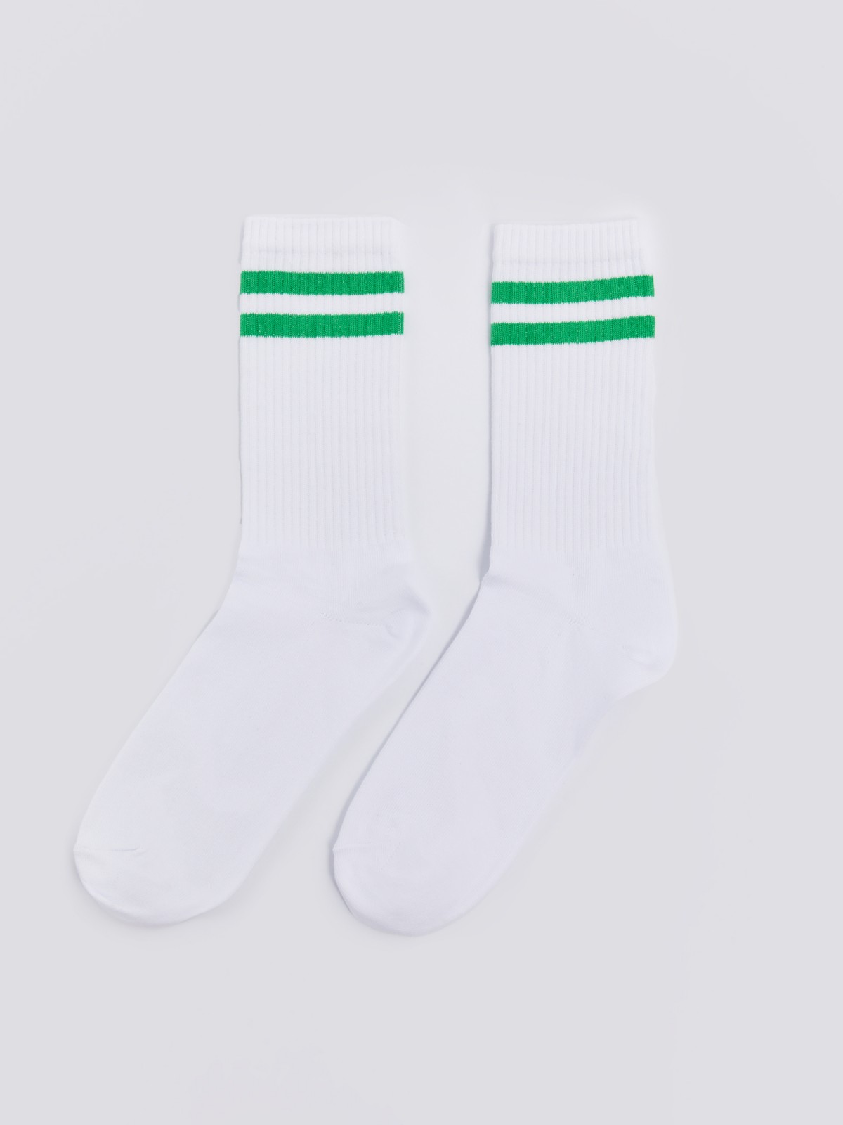 Набор высоких носков (3 пары в комплекте) zolla 02411998J275, цвет белый, размер 23-25 - фото 3