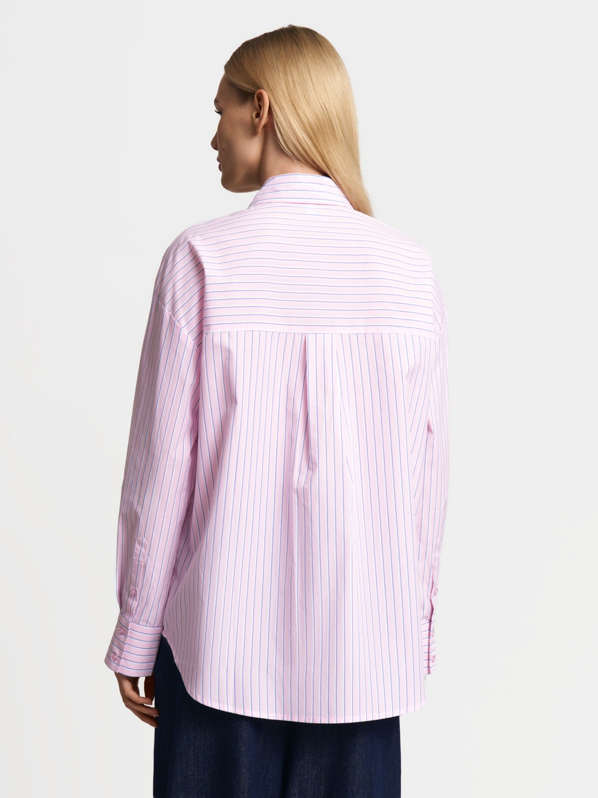 Рубашка из хлопка в полоску