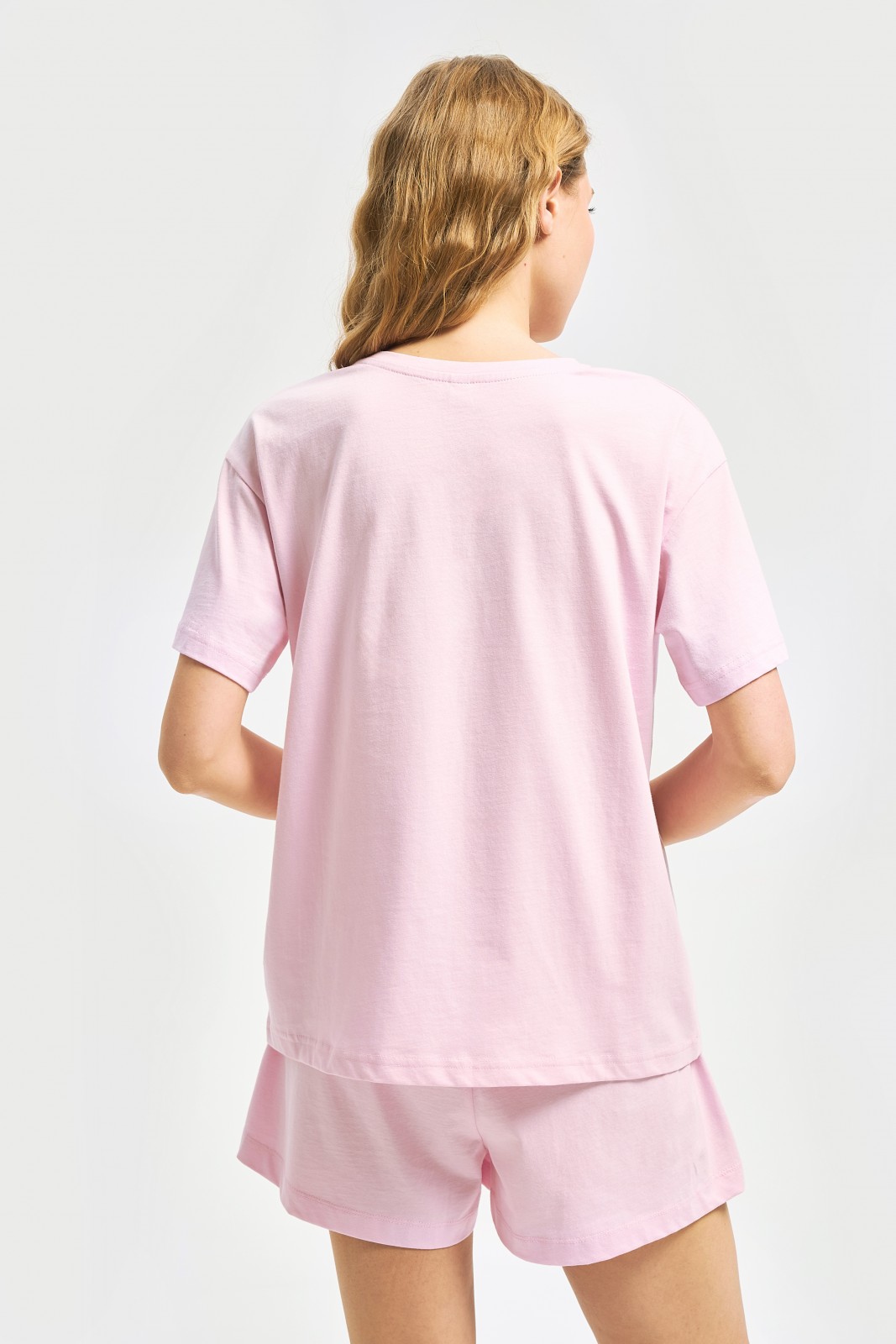 Футболка оверсайз из хлопка с принтом