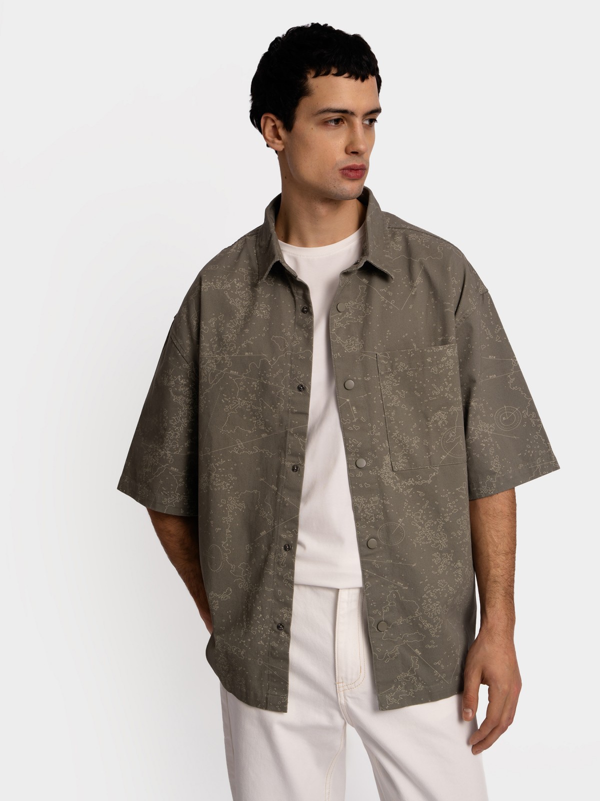 Рубашка с  короткими рукавами