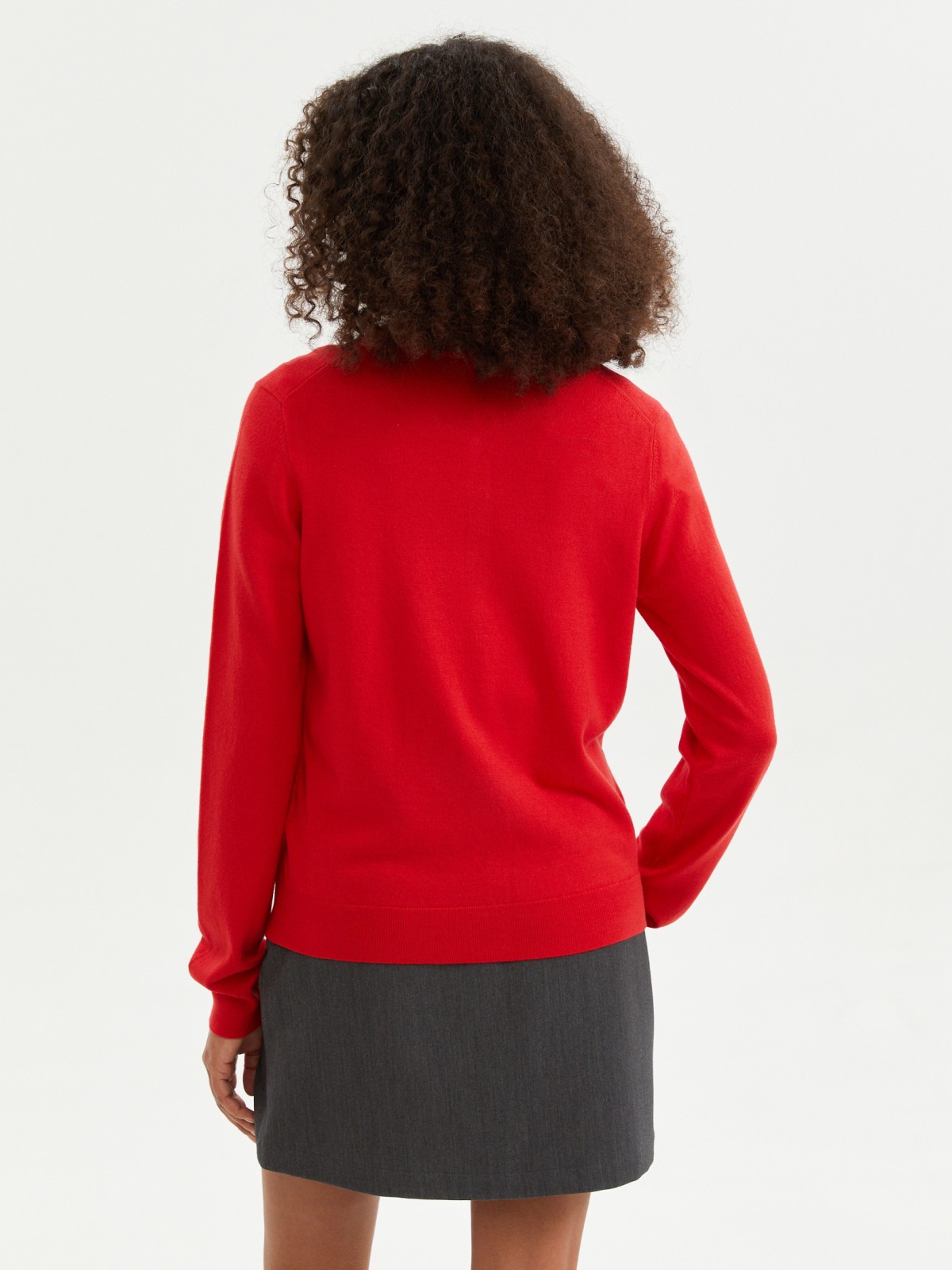 Трикотажный кардиган на пуговицах