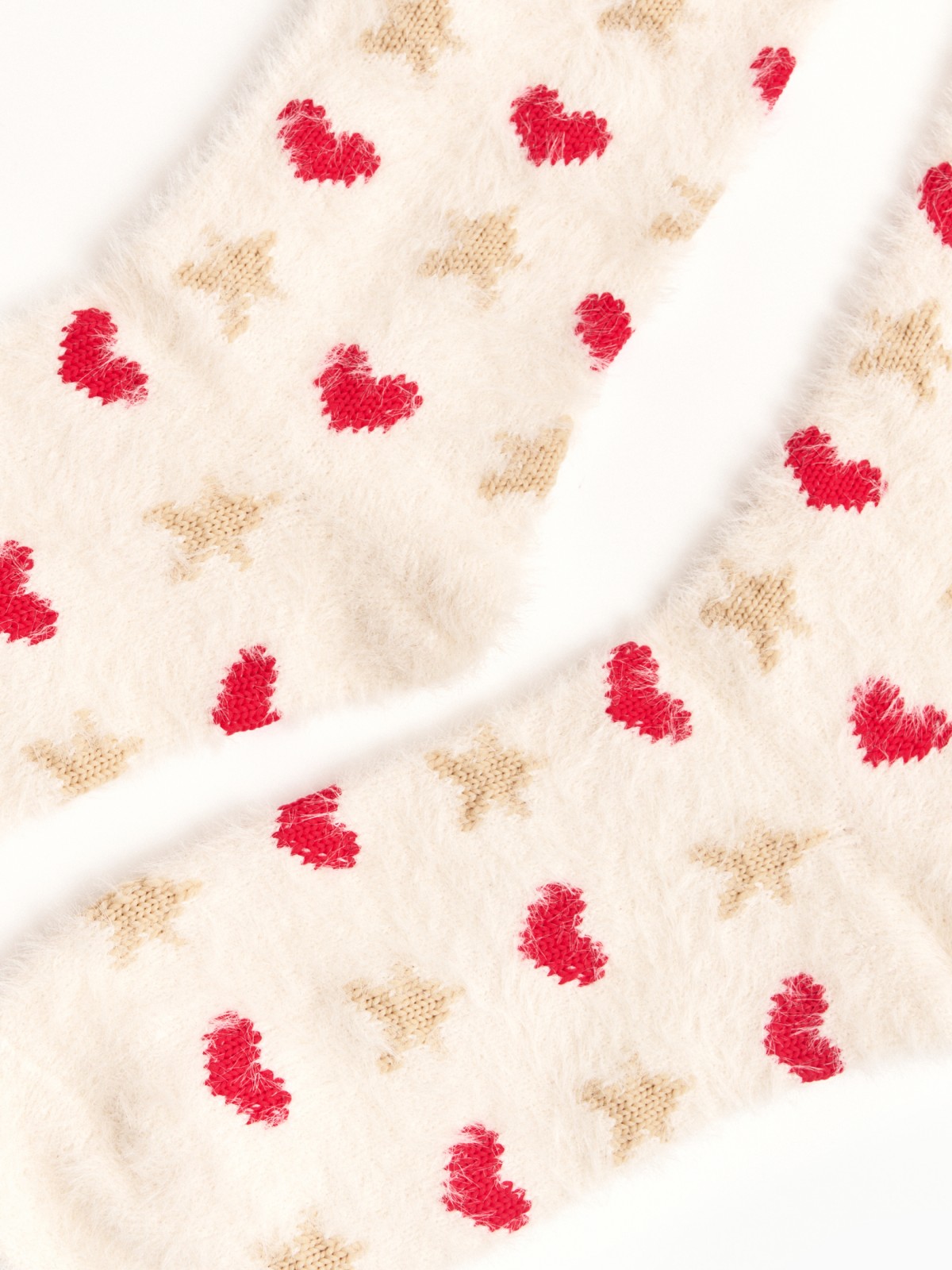 Вязаные носки с узором