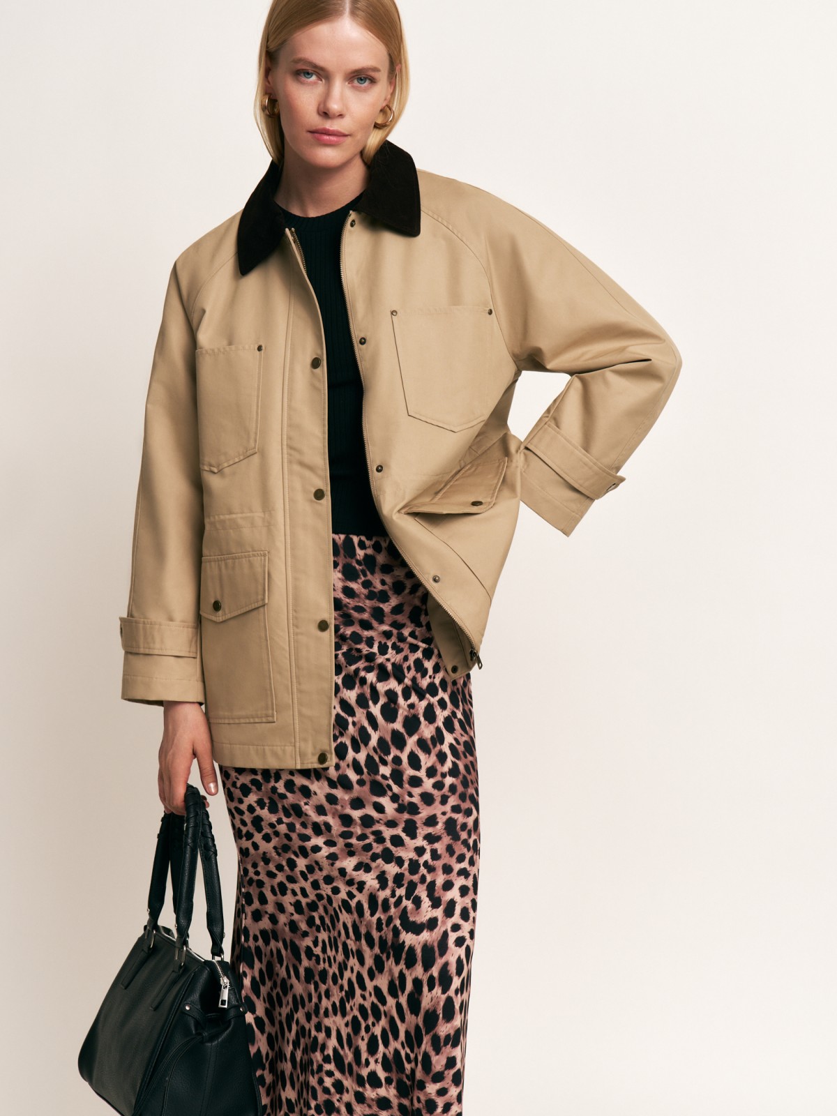 Куртка оверсайз без утеплителя