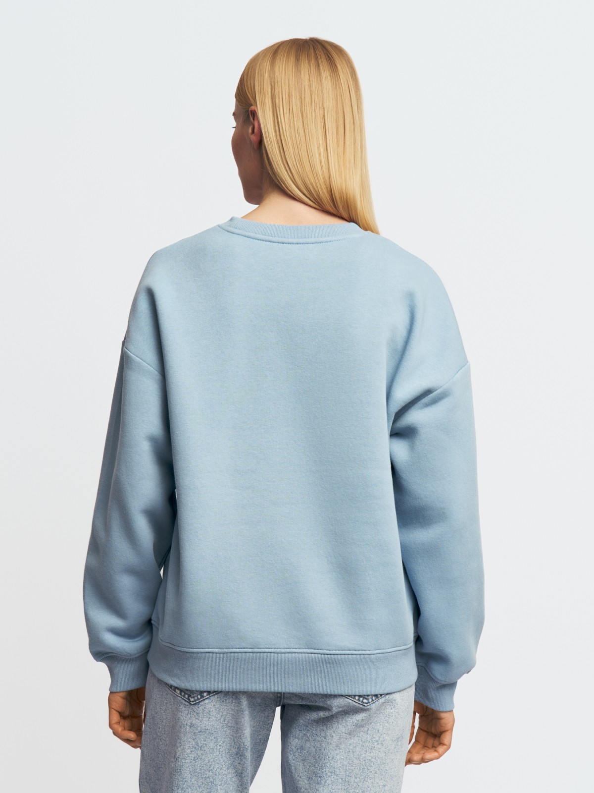 Базовый утеплённый свитшот с начёсом