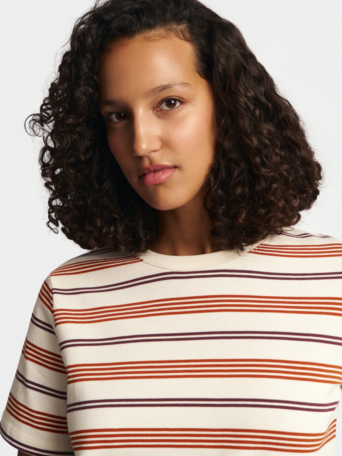 Футболка из хлопка в полоску