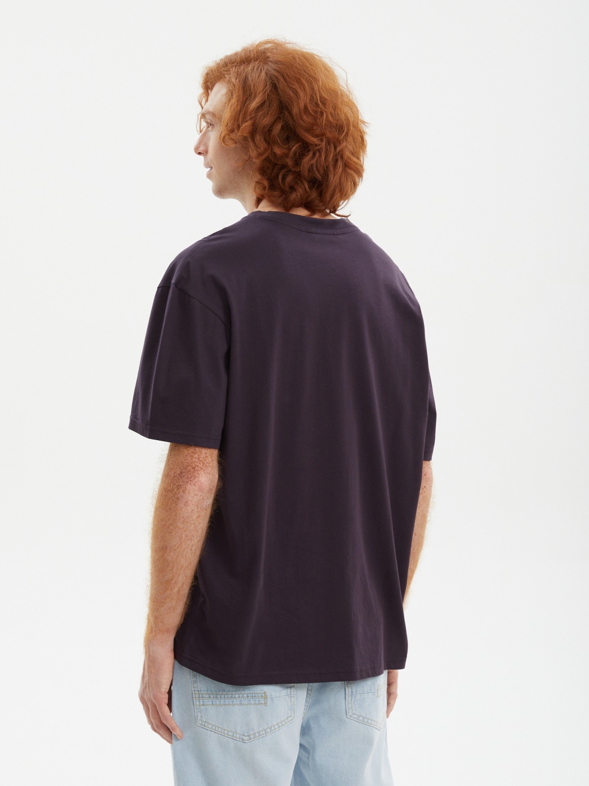 Футболка из хлопка с надписью