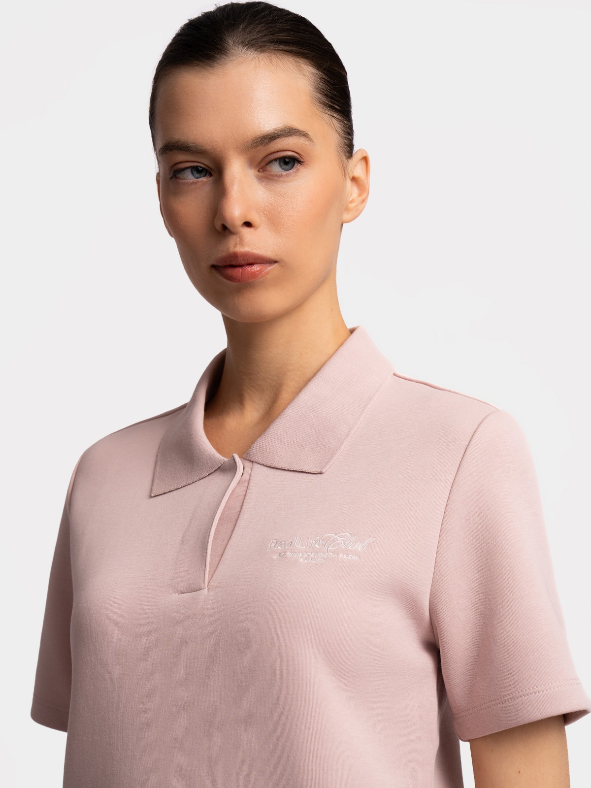 Футболка с воротником поло