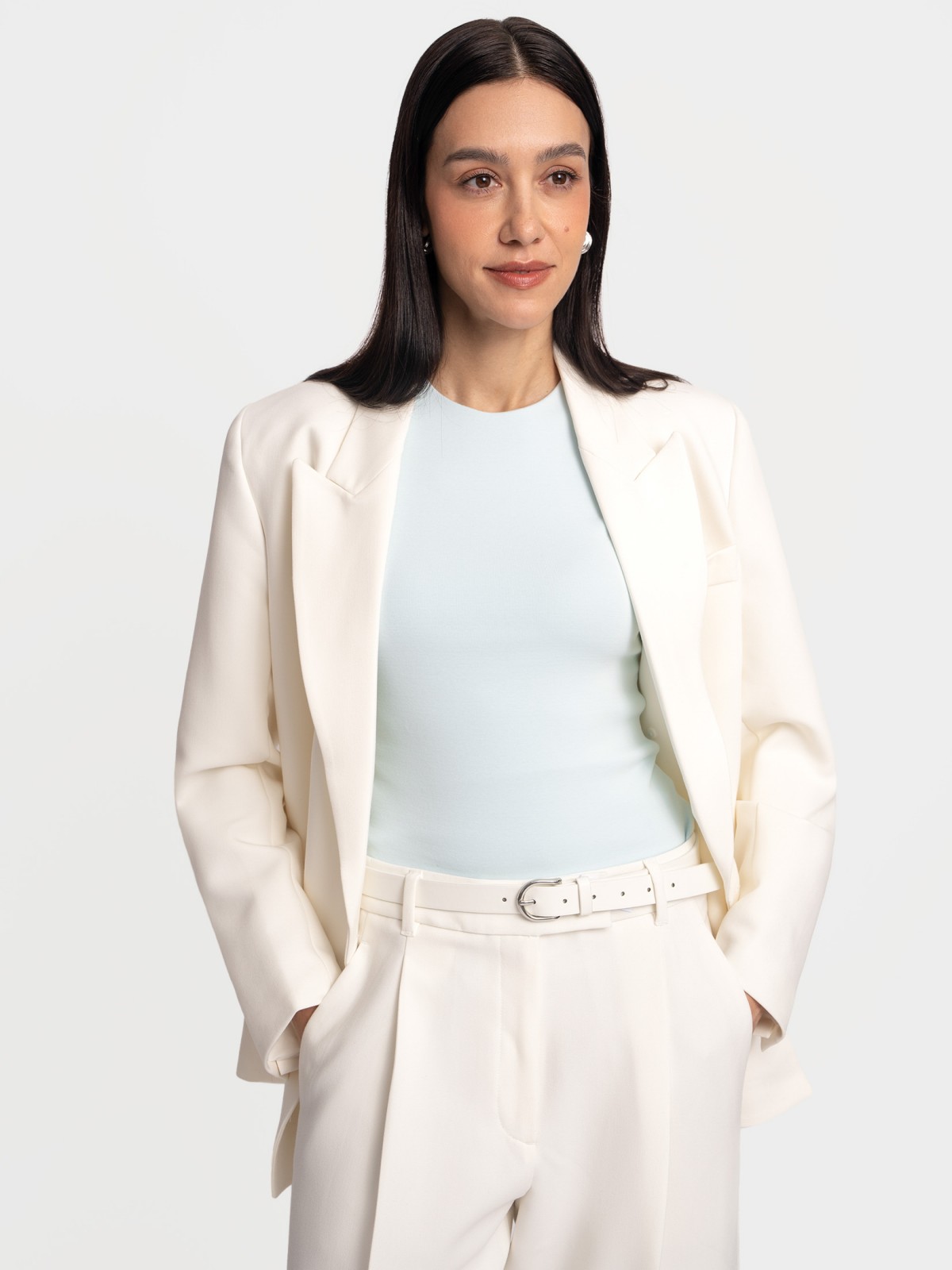 Майка-топ из хлопка без рукавов