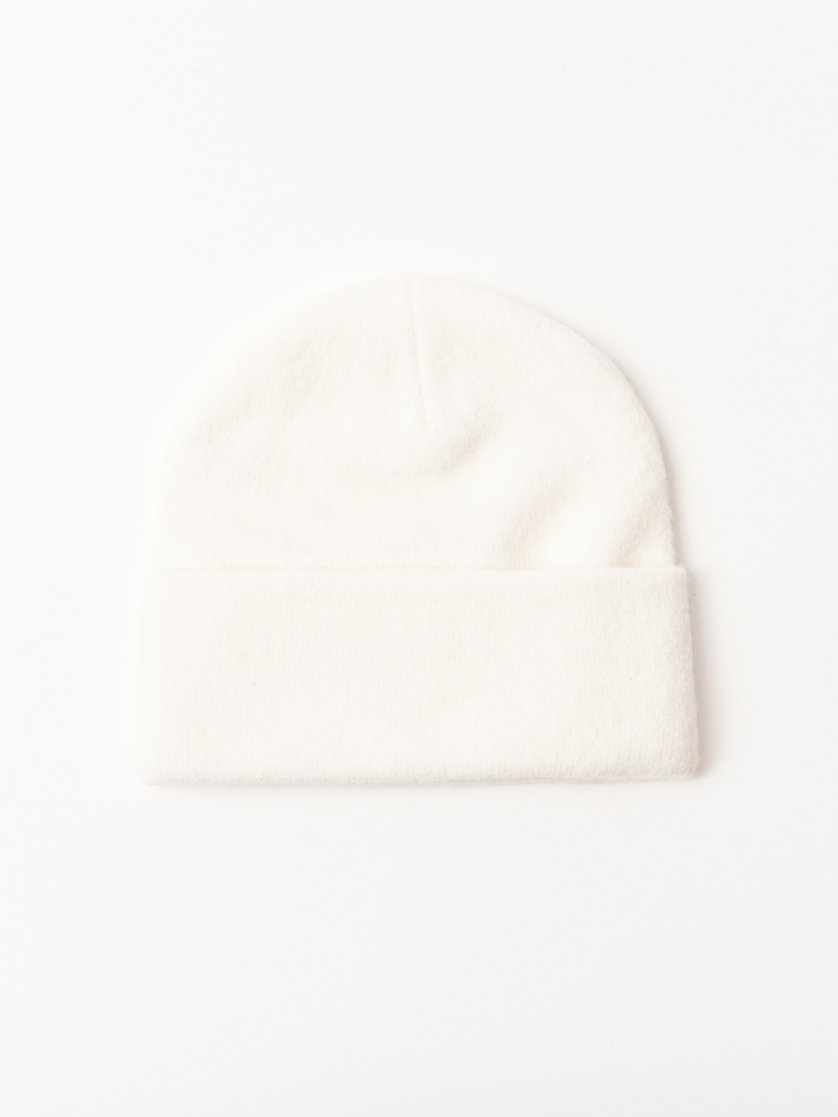 Трикотажная шапка-бини с шерстью 399₽