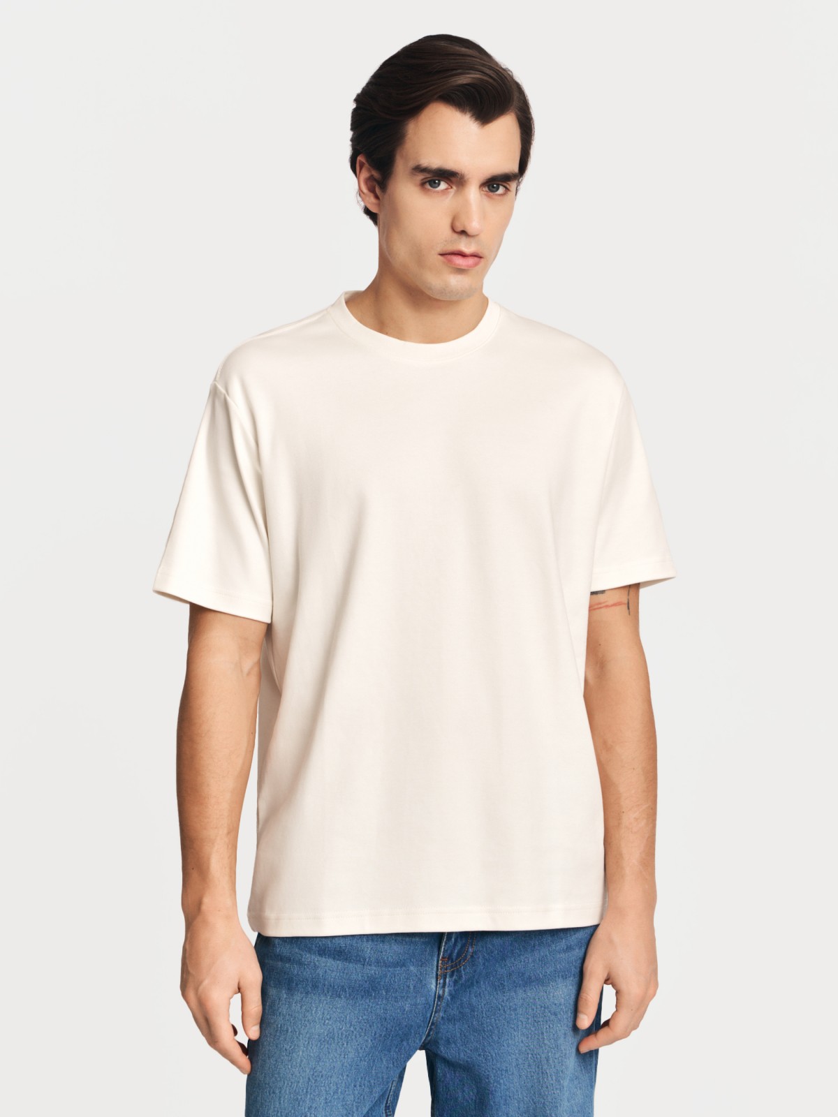 Футболка из хлопка с коротким рукавом