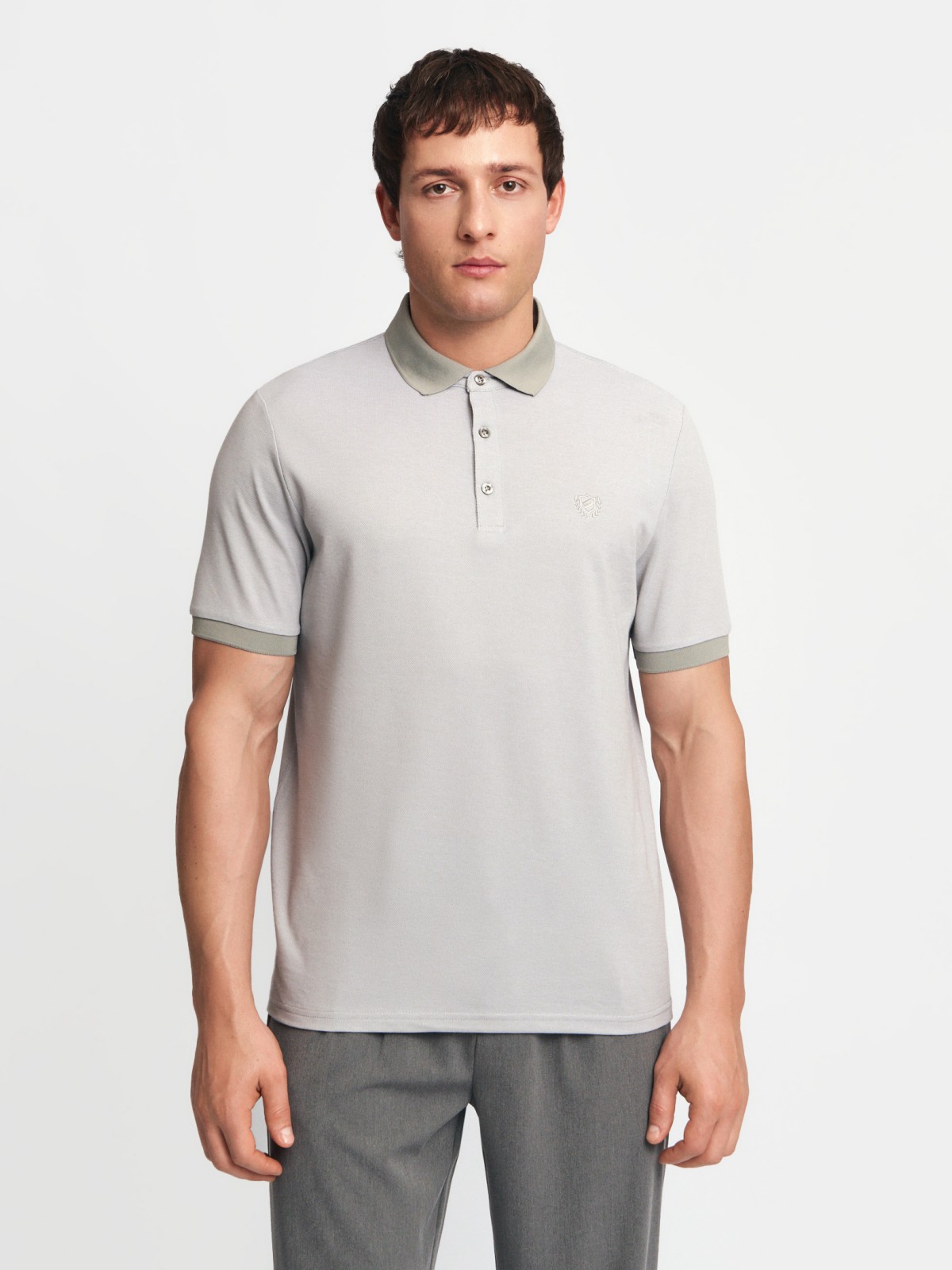 Футболка поло с коротким рукавом