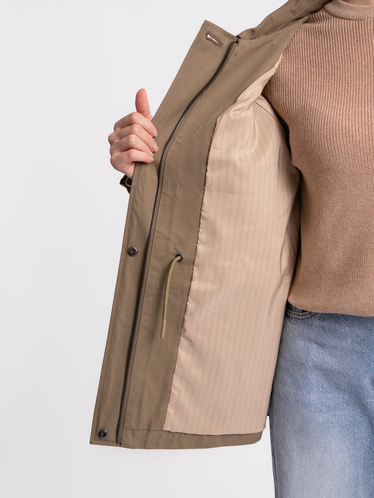 Куртка-парка с кулиской