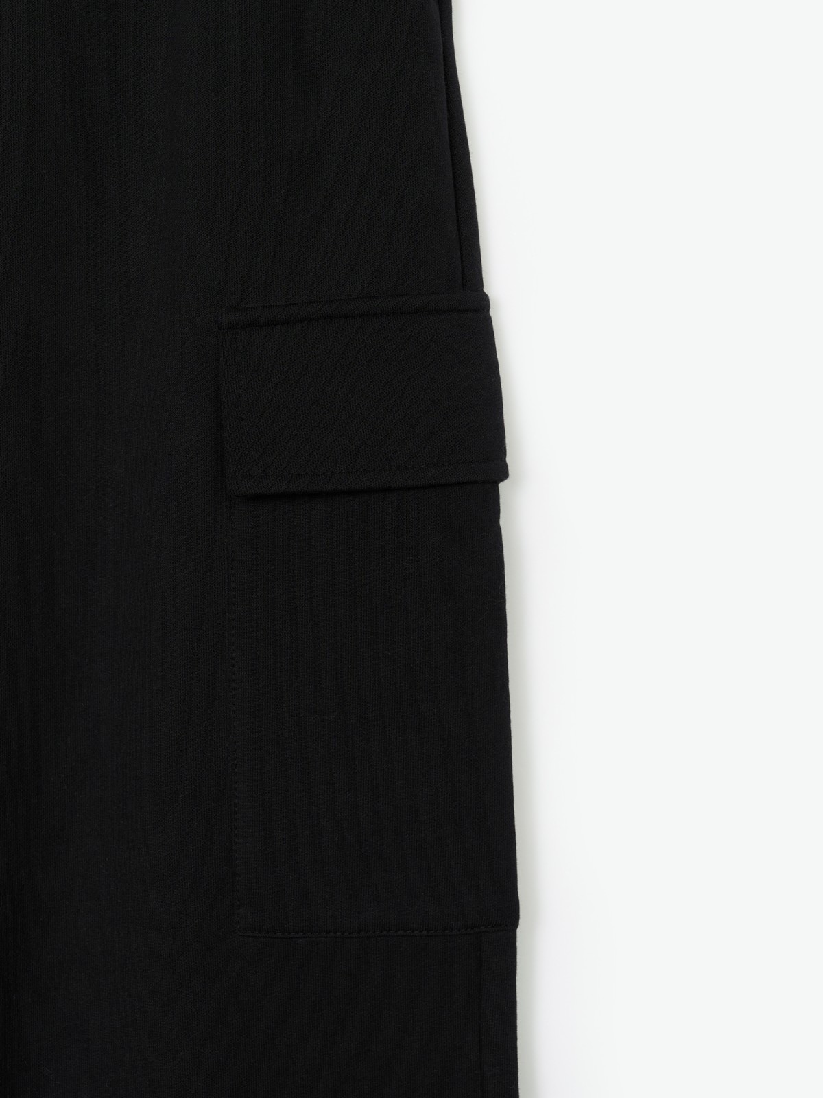 Брюки-джоггеры из хлопка с карманами карго