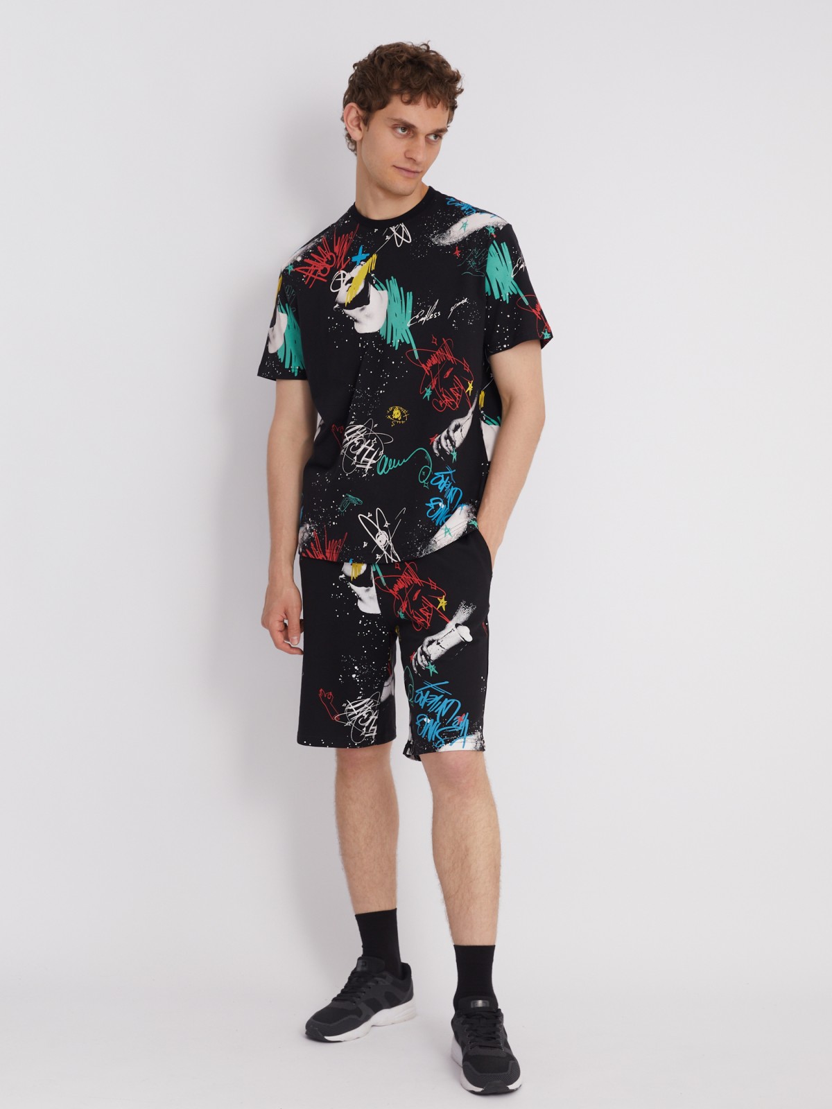 Трикотажные шорты из хлопка