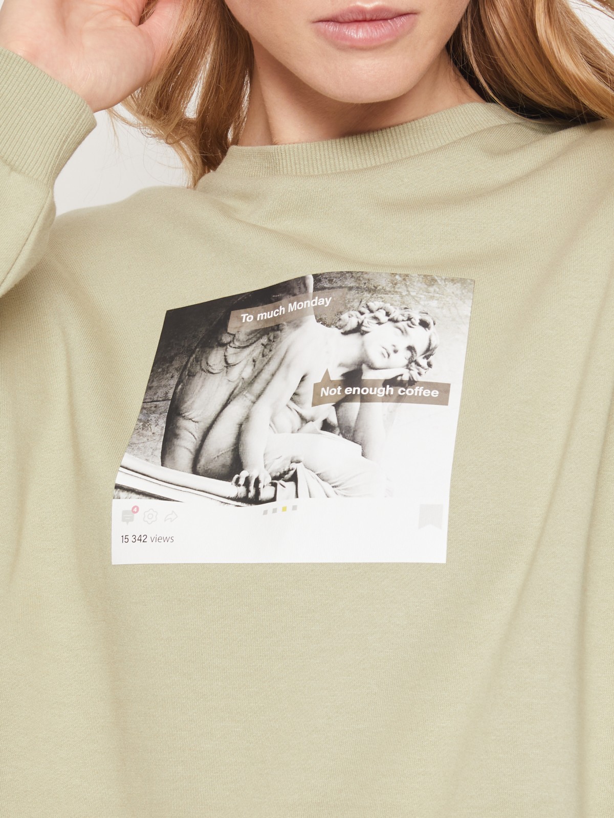 Свитшот с принтом