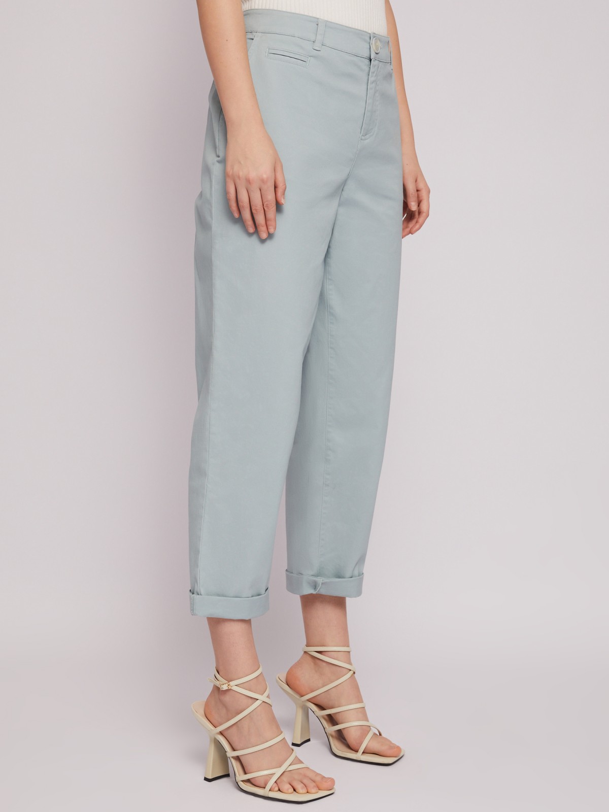 Брюки-чиносы из хлопка со стрелками