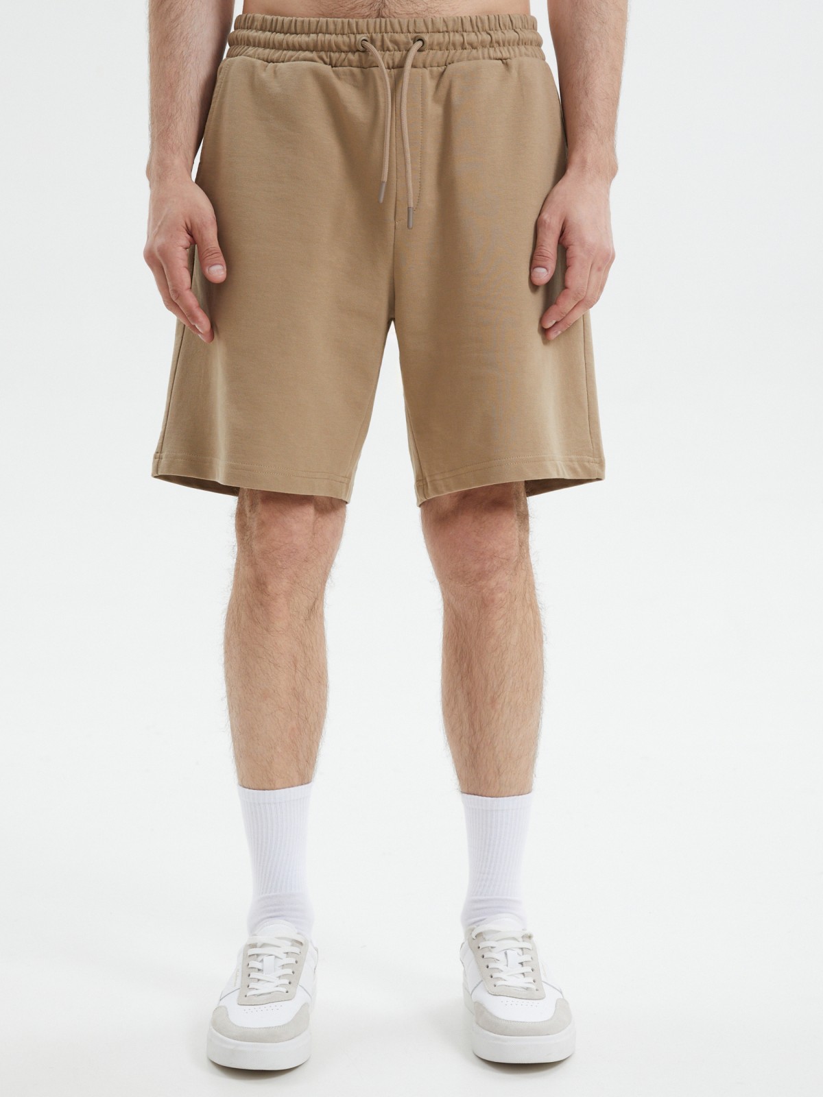 Трикотажные шорты на резинке из хлопка