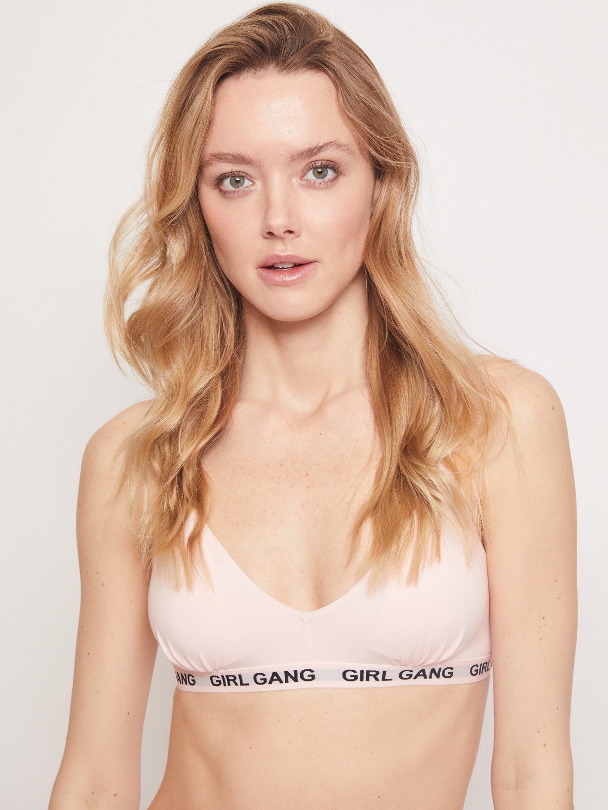 Хлопковый бюстгальтер без косточек