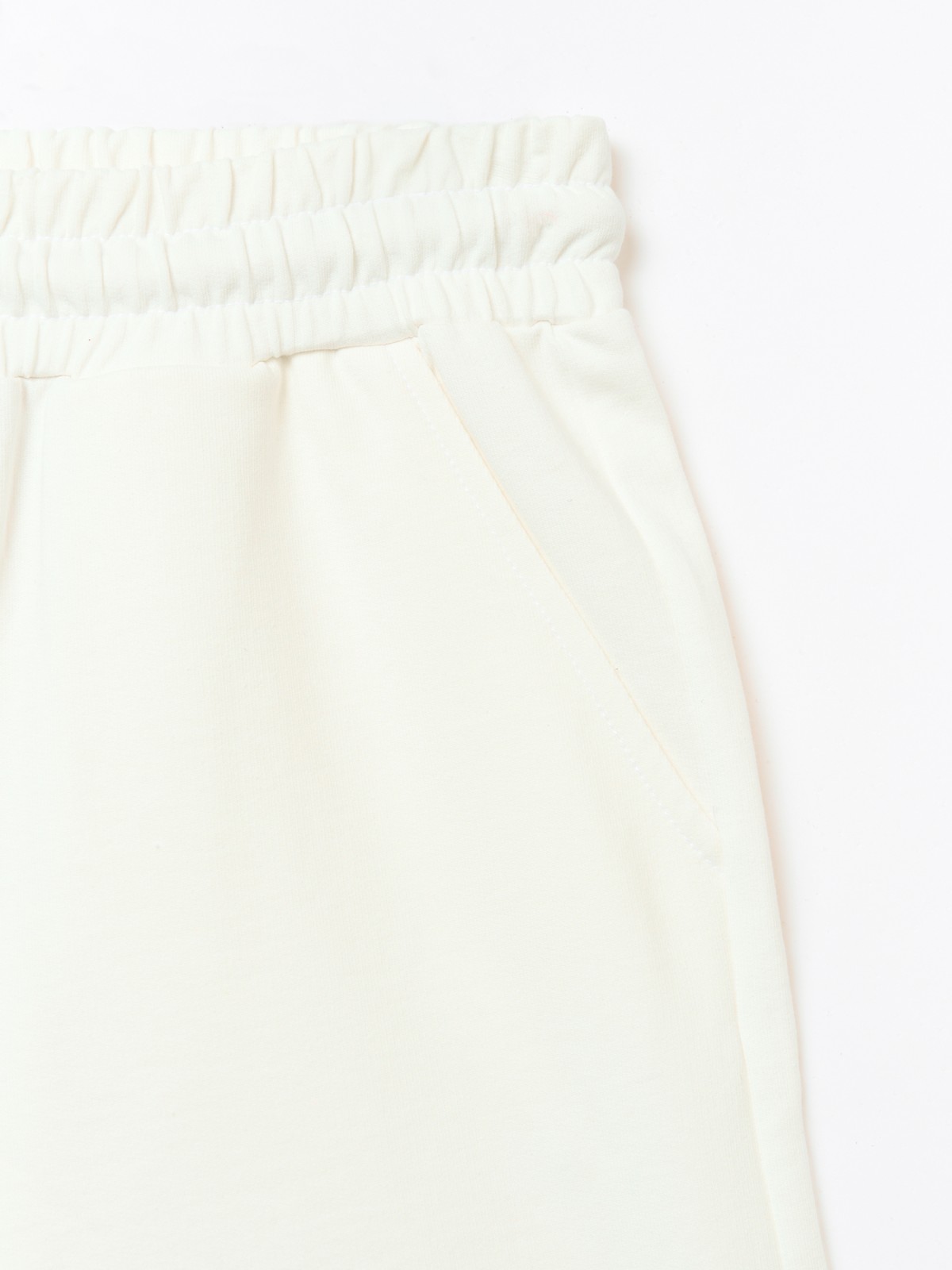 Трикотажные короткие шорты из хлопка