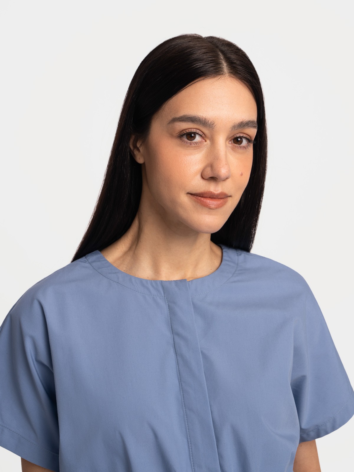 Платье миди на резинке