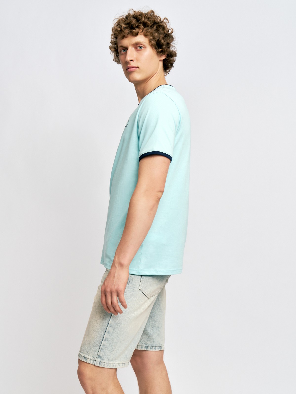 Футболка из хлопка с коротким рукавом