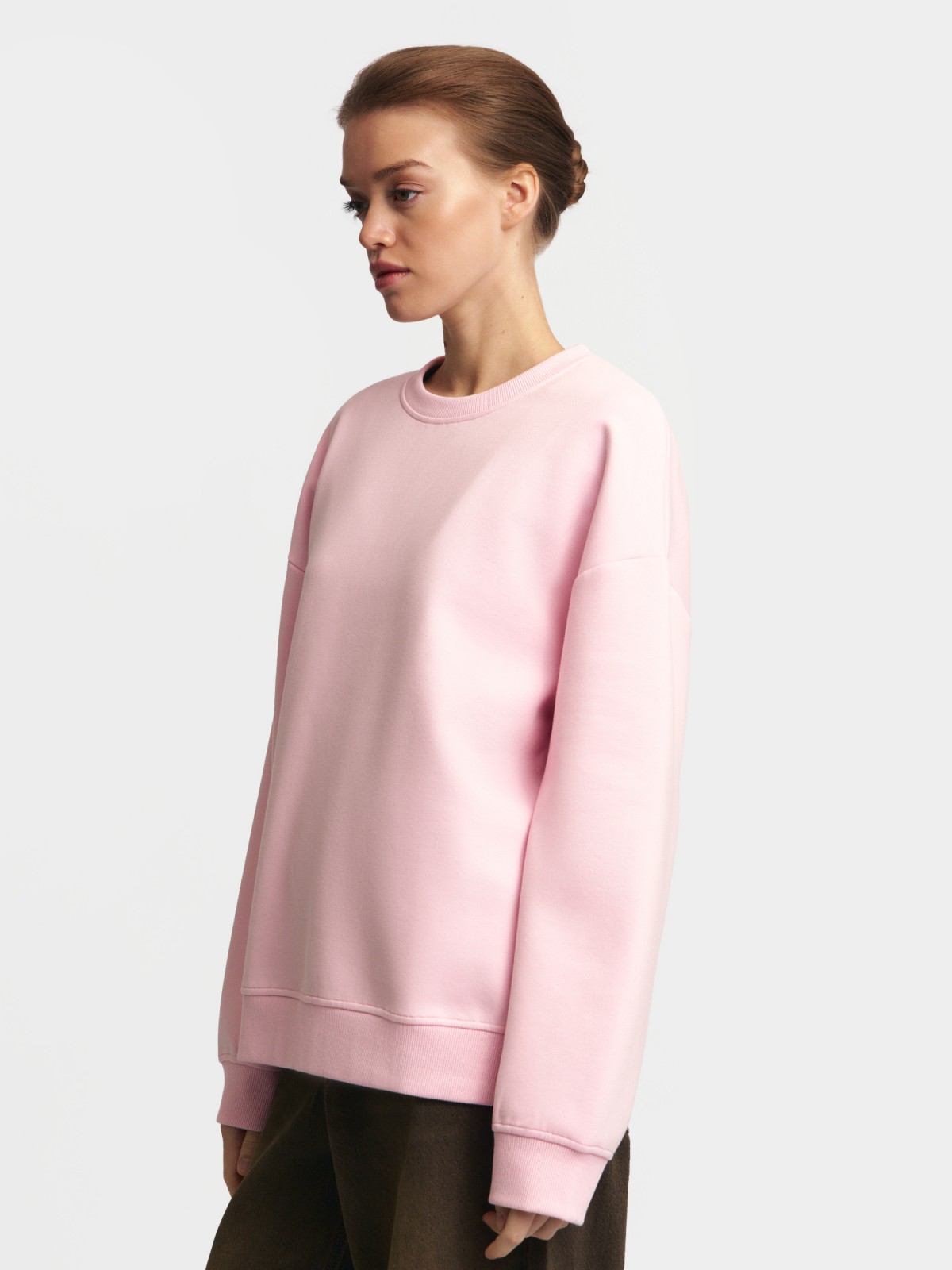 Свитшот однотонный без принта