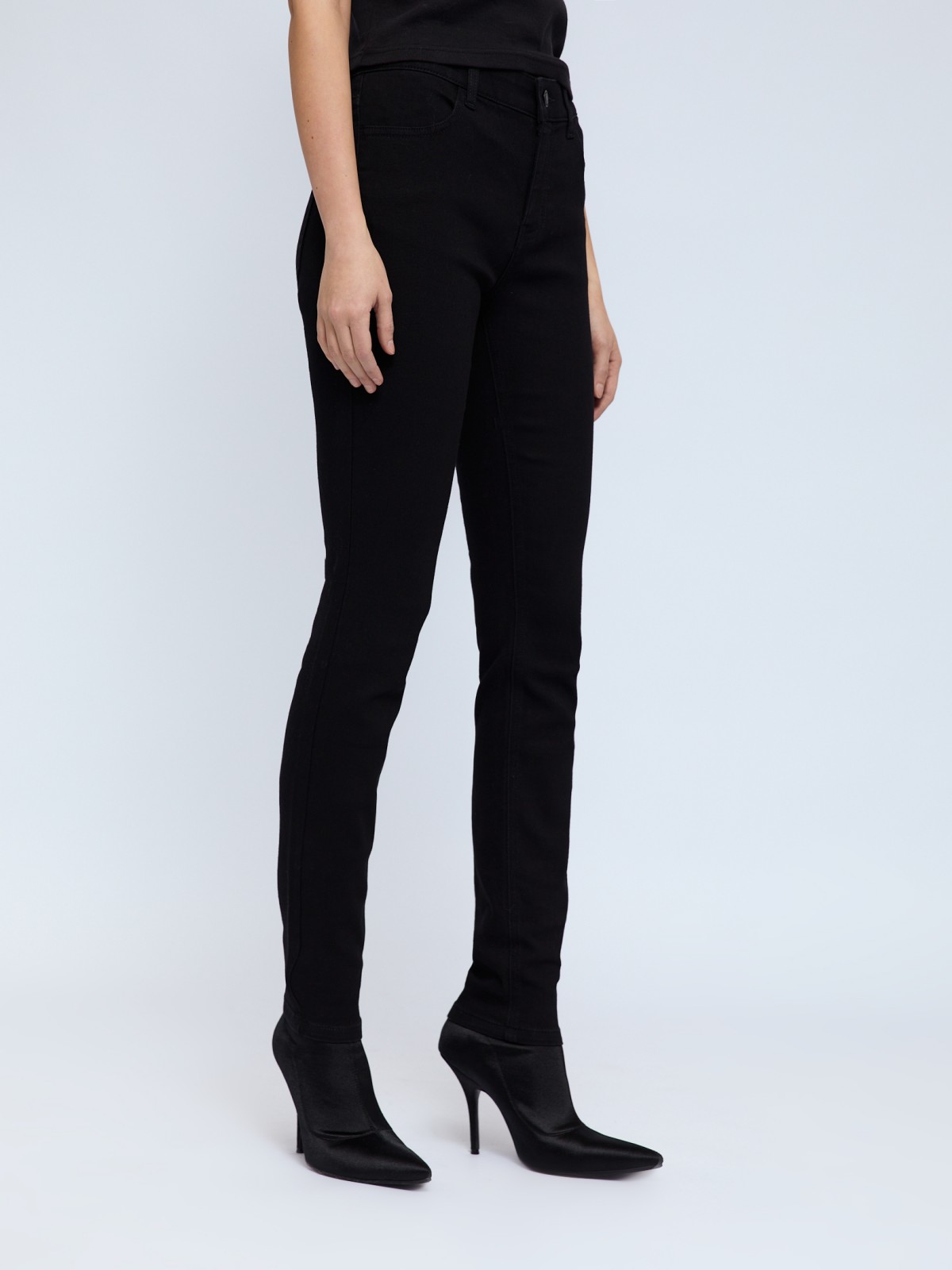 Джинсы силуэта Skinny с низкой посадкой