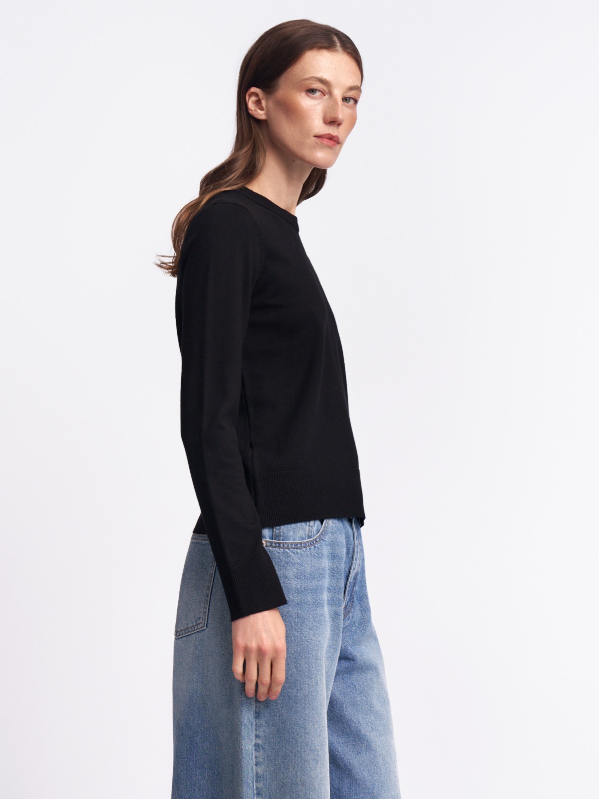 Джемпер из вязаного трикотажа