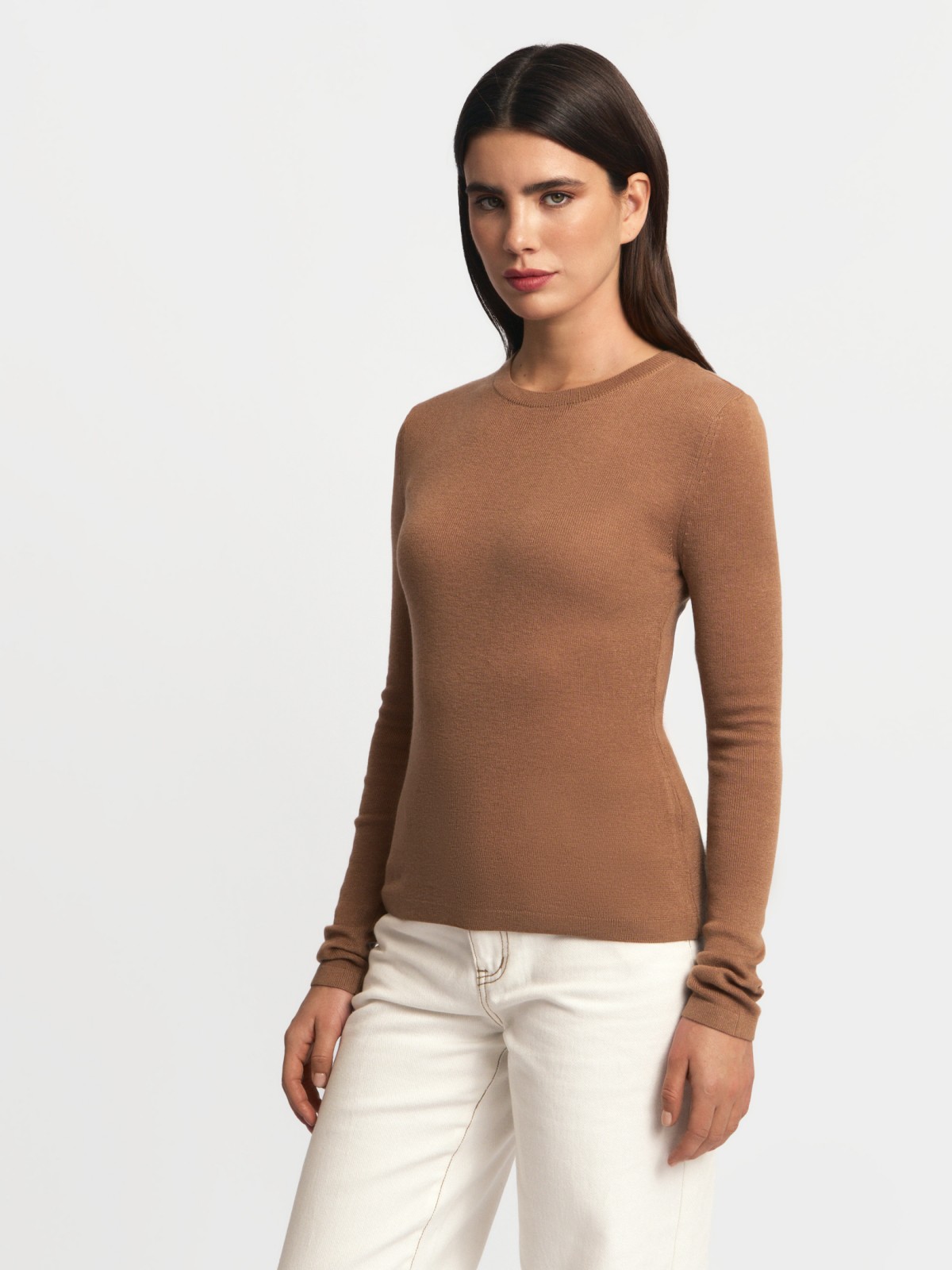 Вязаный лонгслив