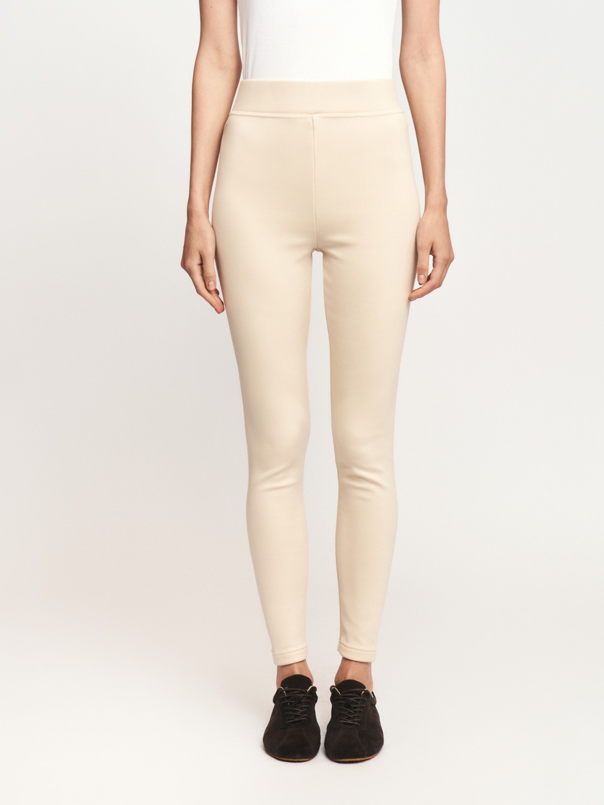 Утеплённые легинсы с начёсом