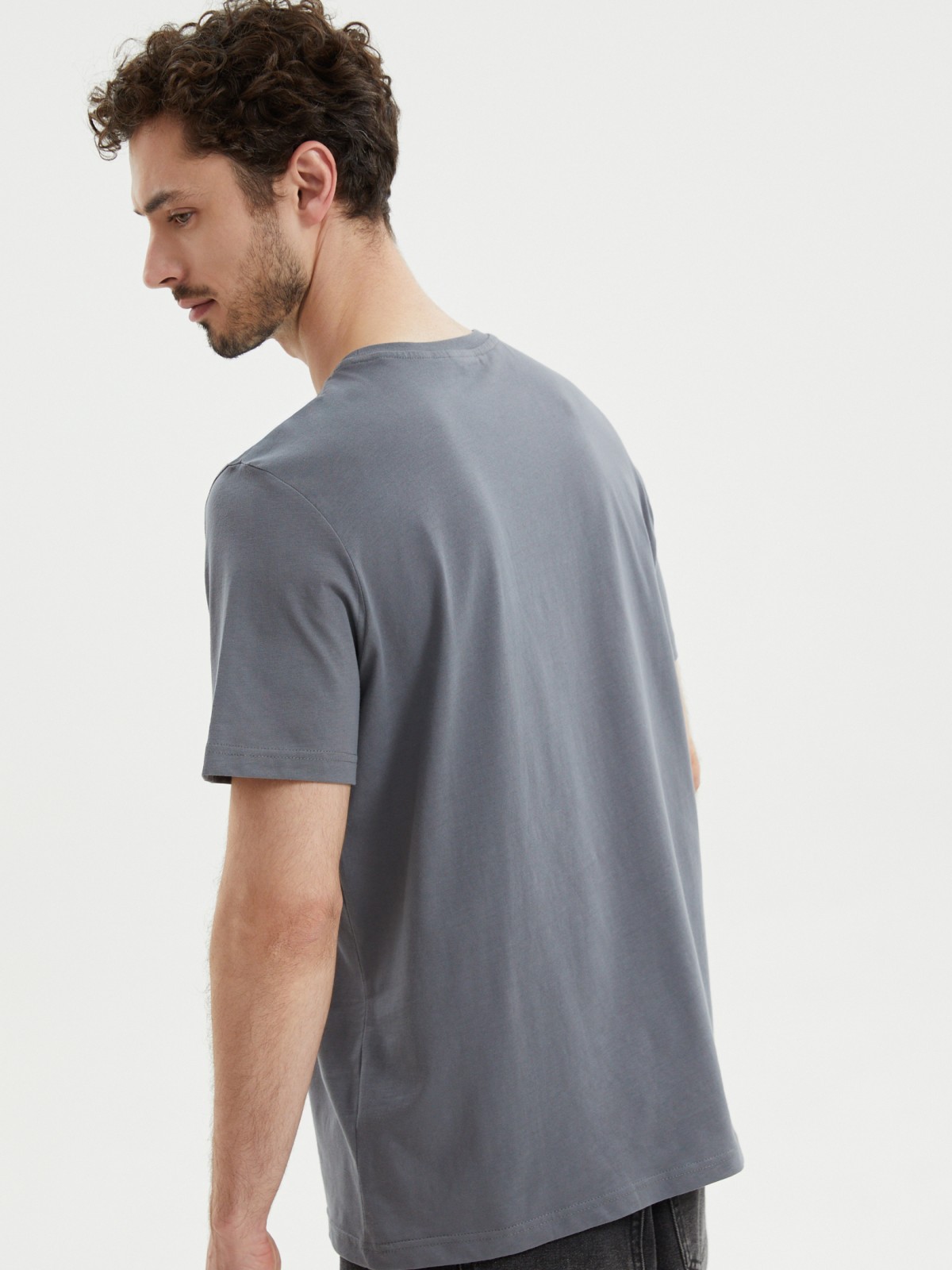 Футболка из хлопка с надписью